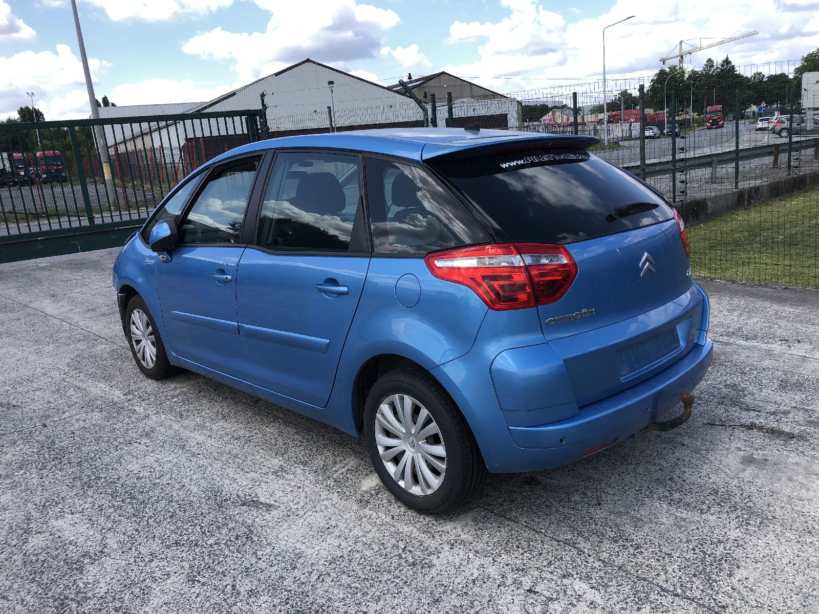 Bumper achter met sensor Citroen C4 Picasso