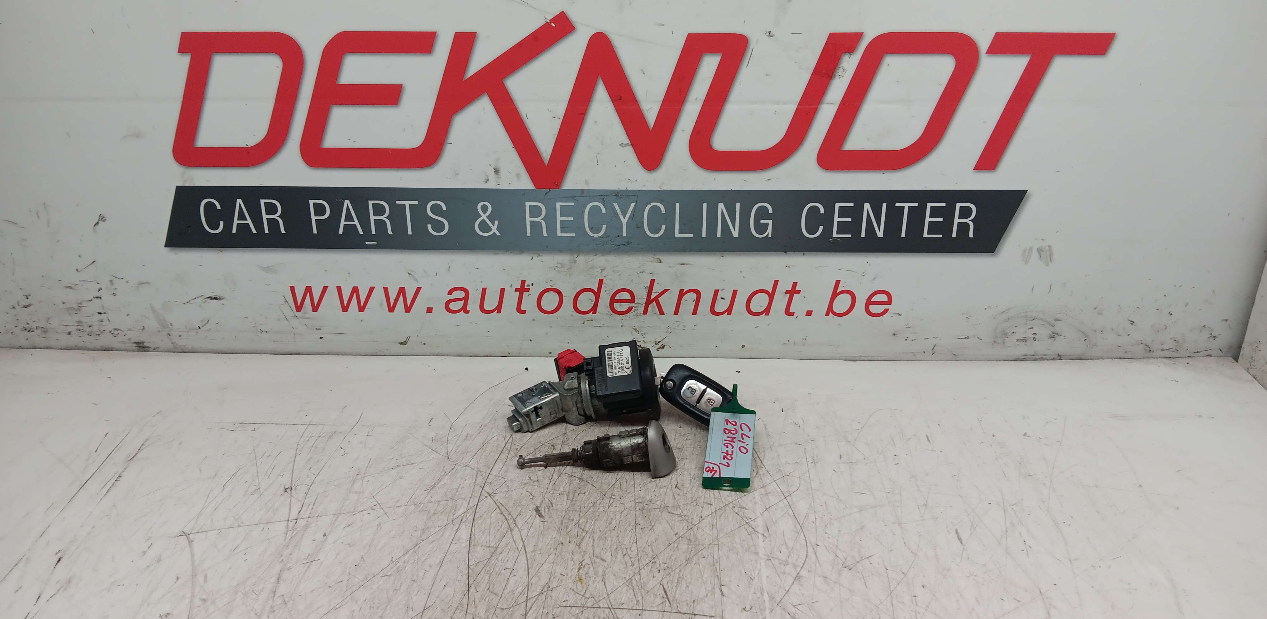 Set sleutels transponder Renault Clio