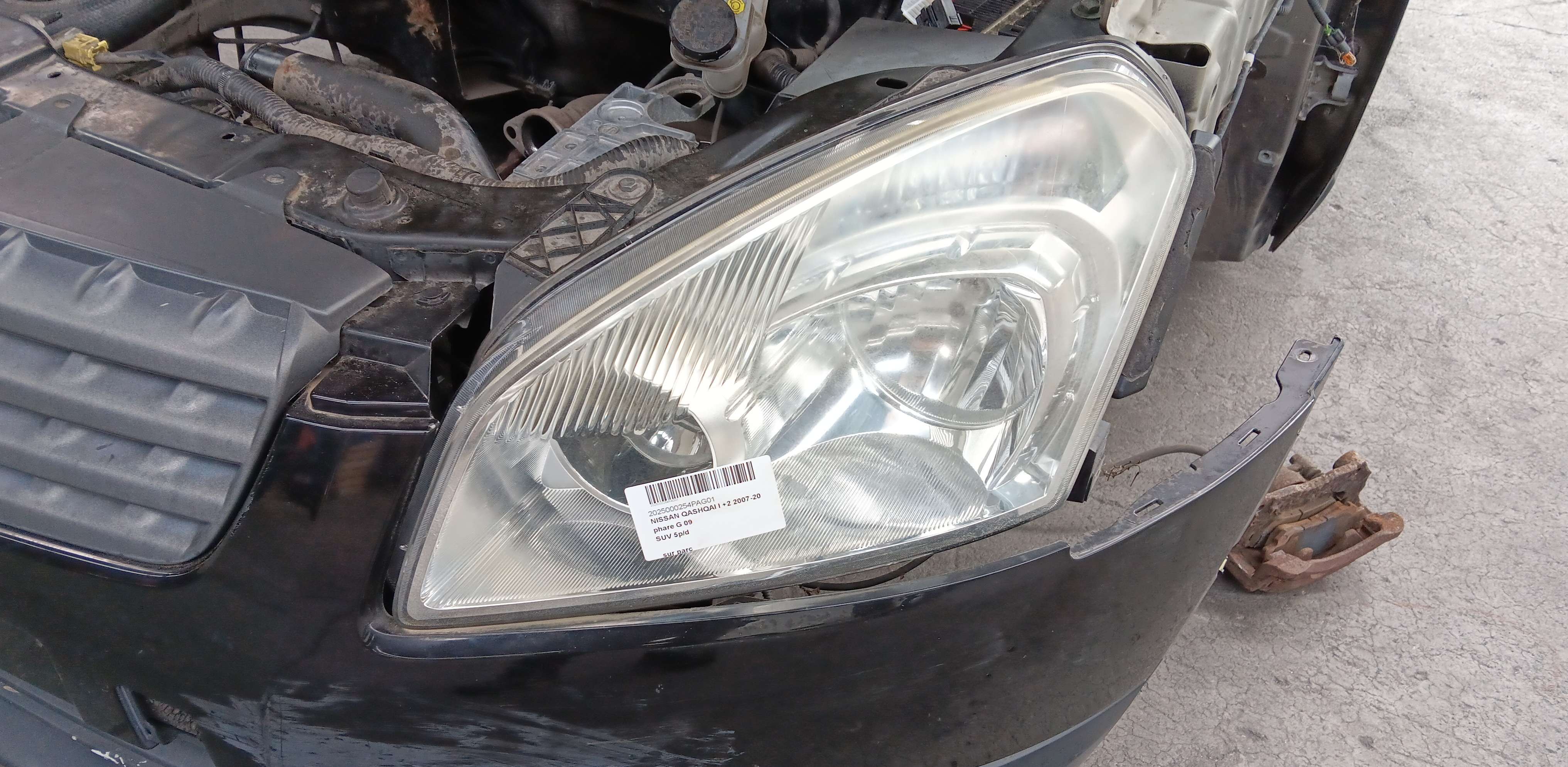 Headlight lift Nissan Qashqai