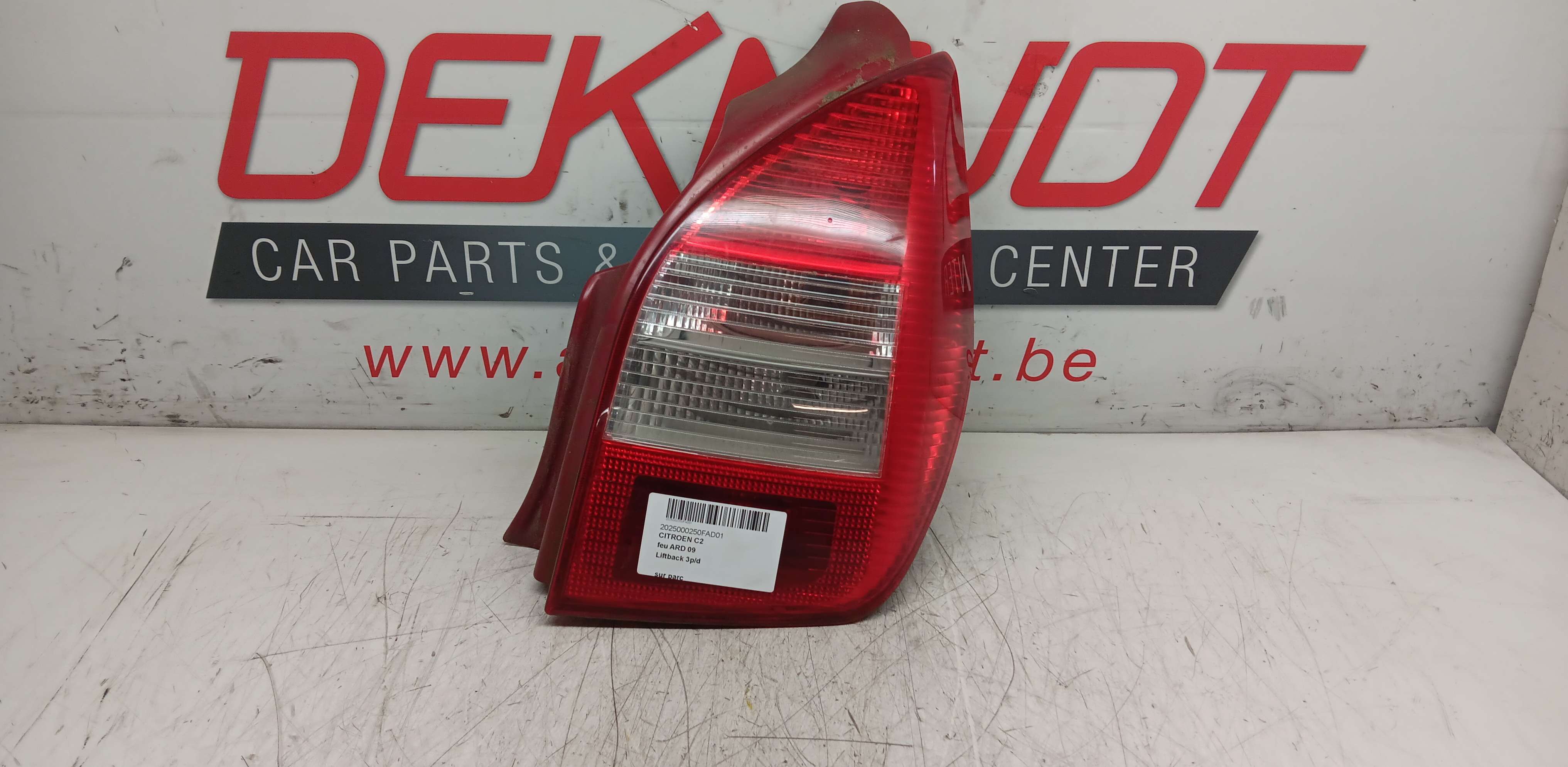 Lichtblok rechts achter Citroen C2