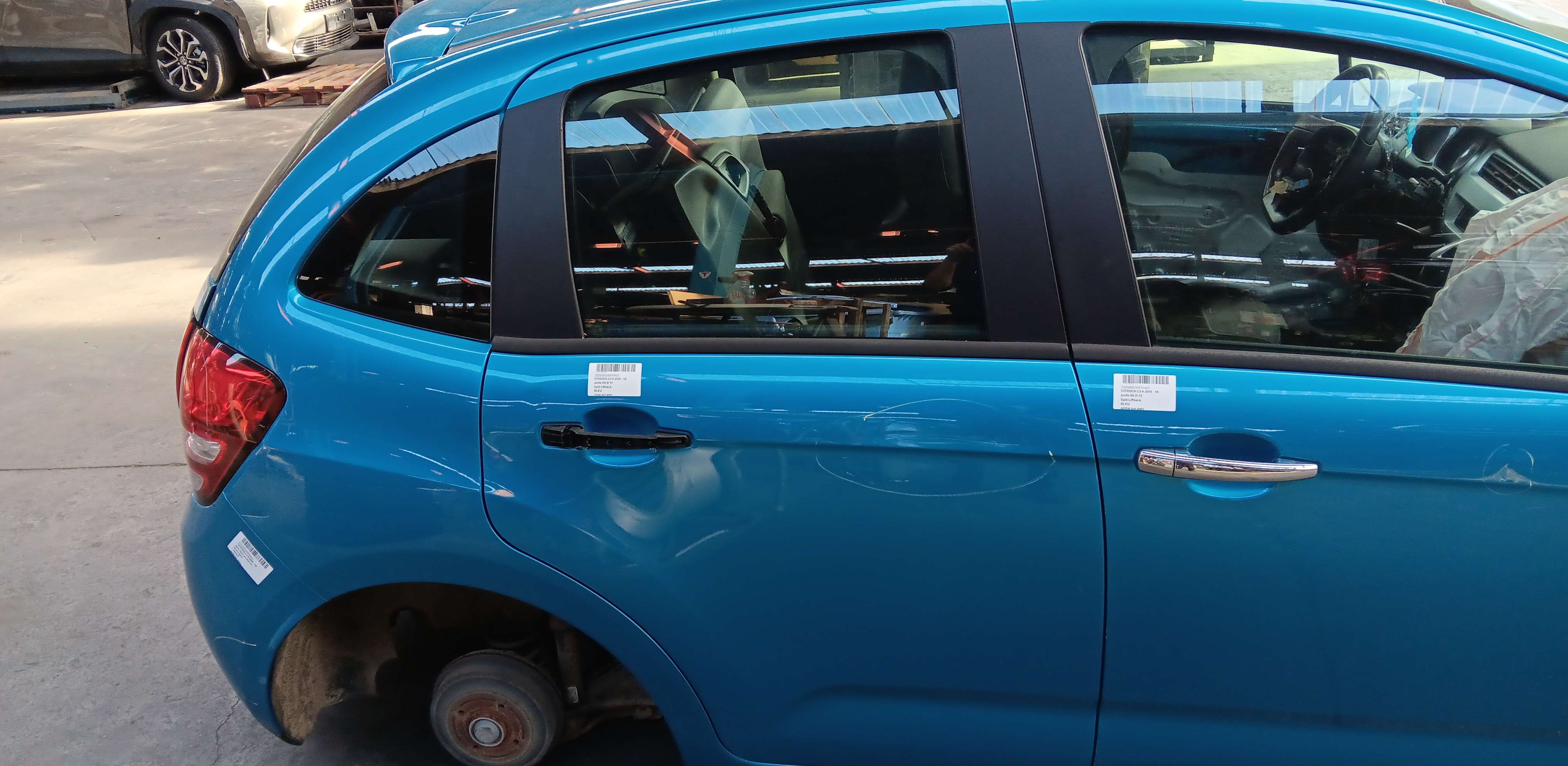 Deur rechts achter Citroen C3