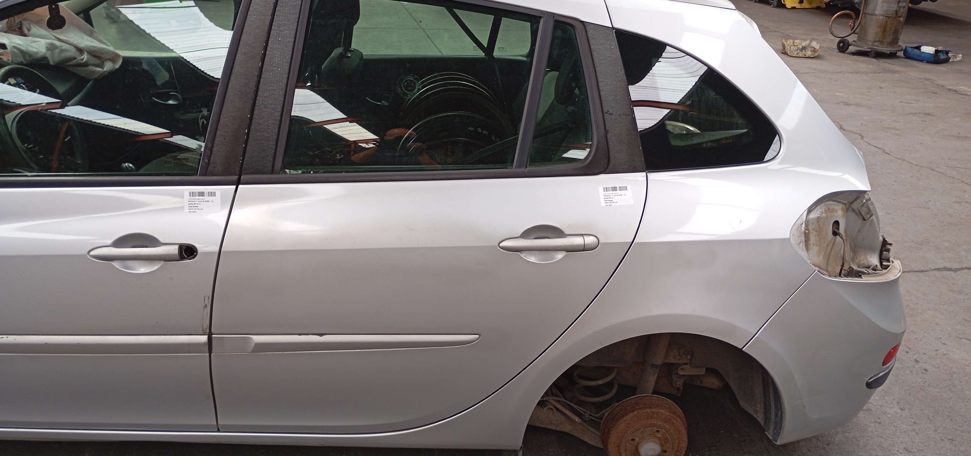 Deur links achter Renault Clio