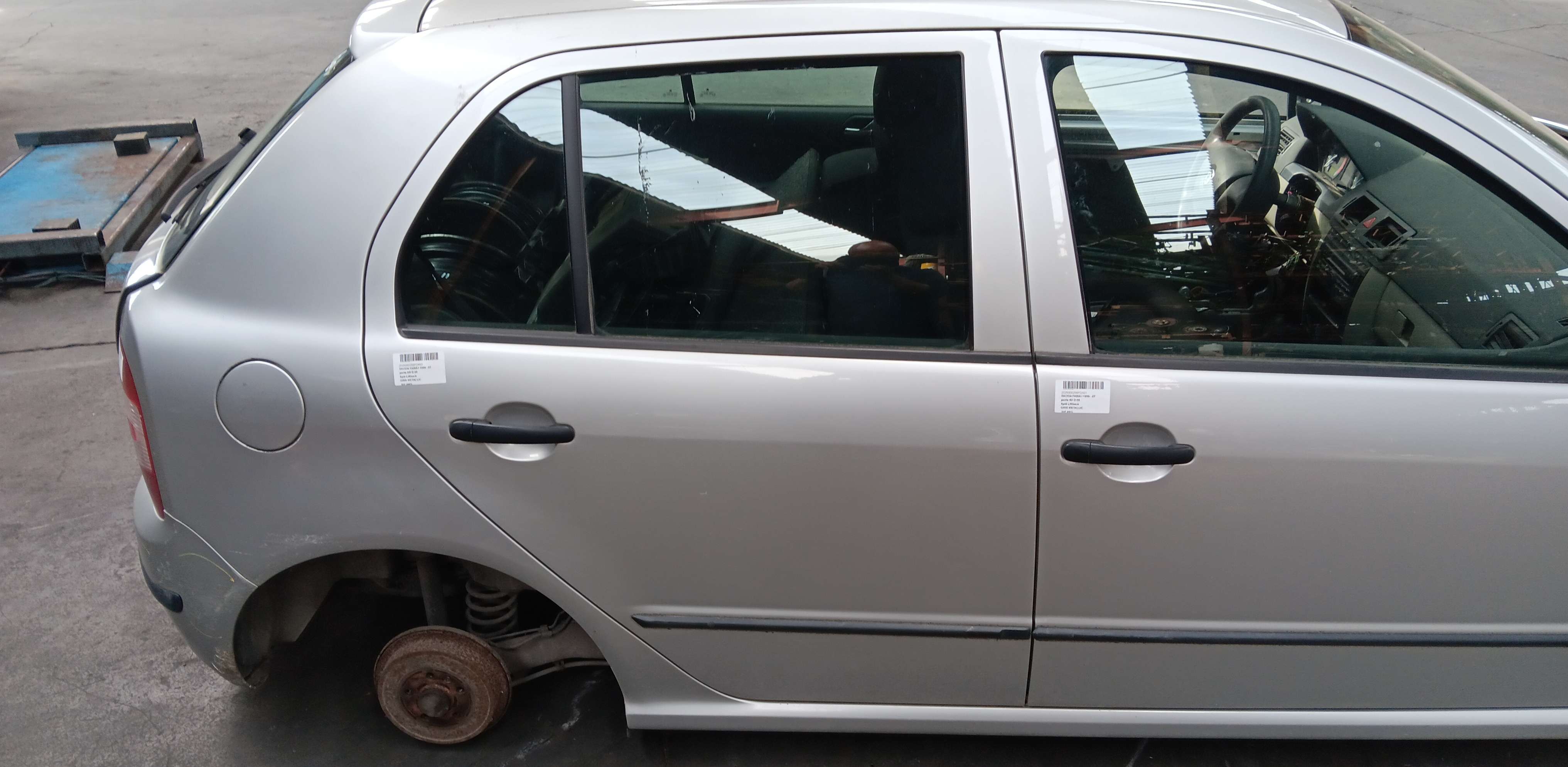 Deur rechts achter Skoda Fabia