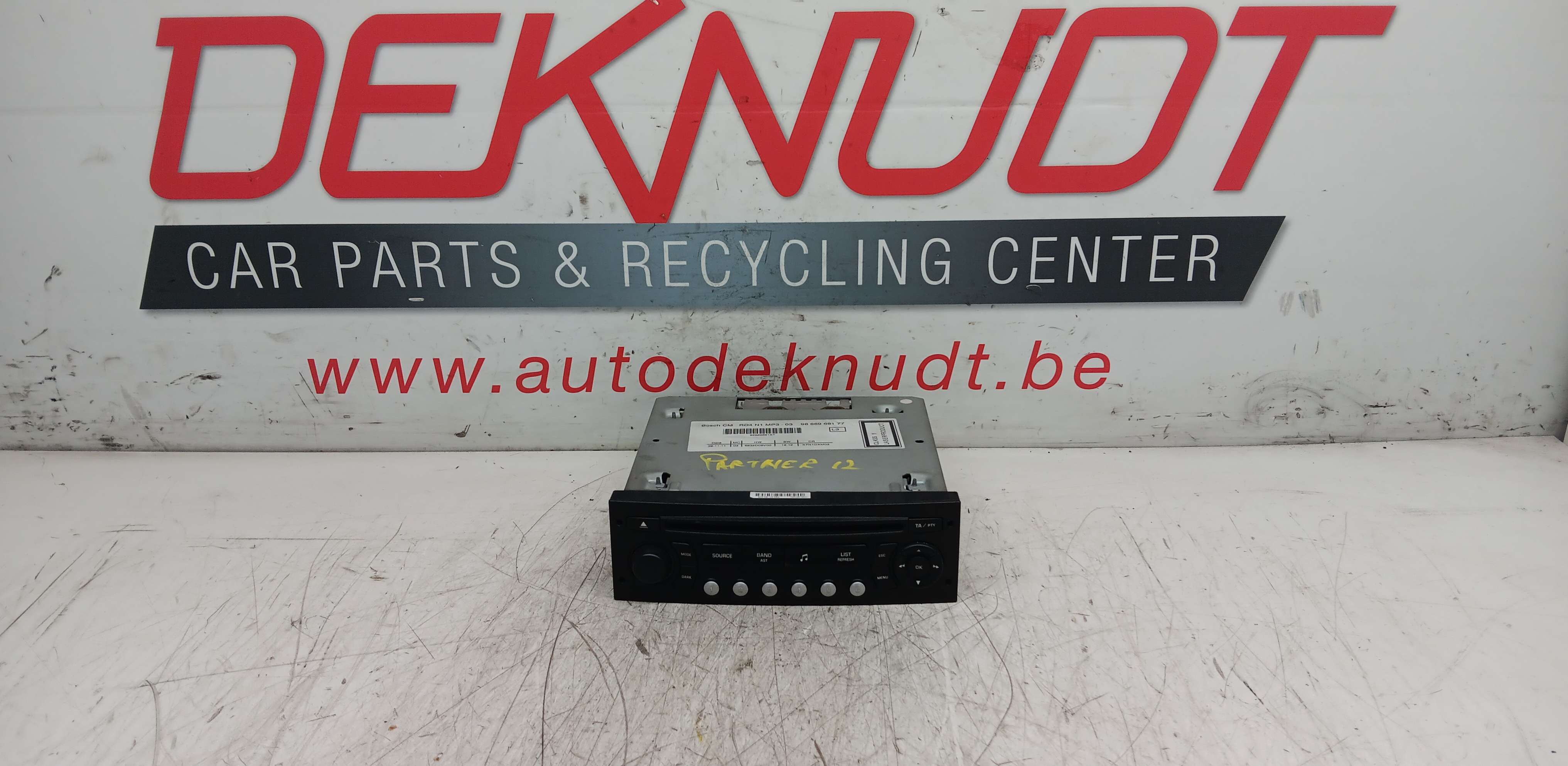 Radio Peugeot Partner