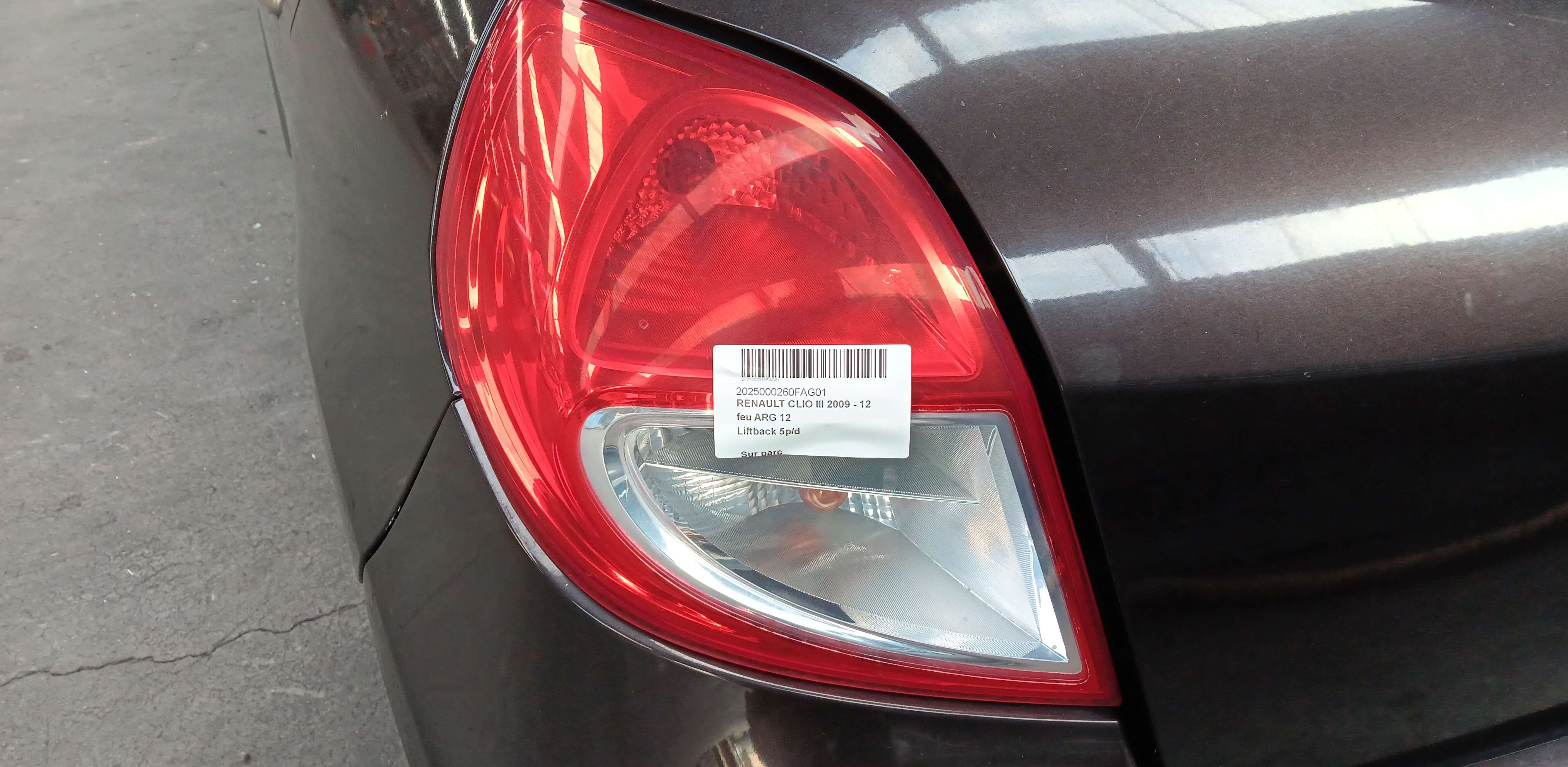 Lichtblok links achter Renault Clio