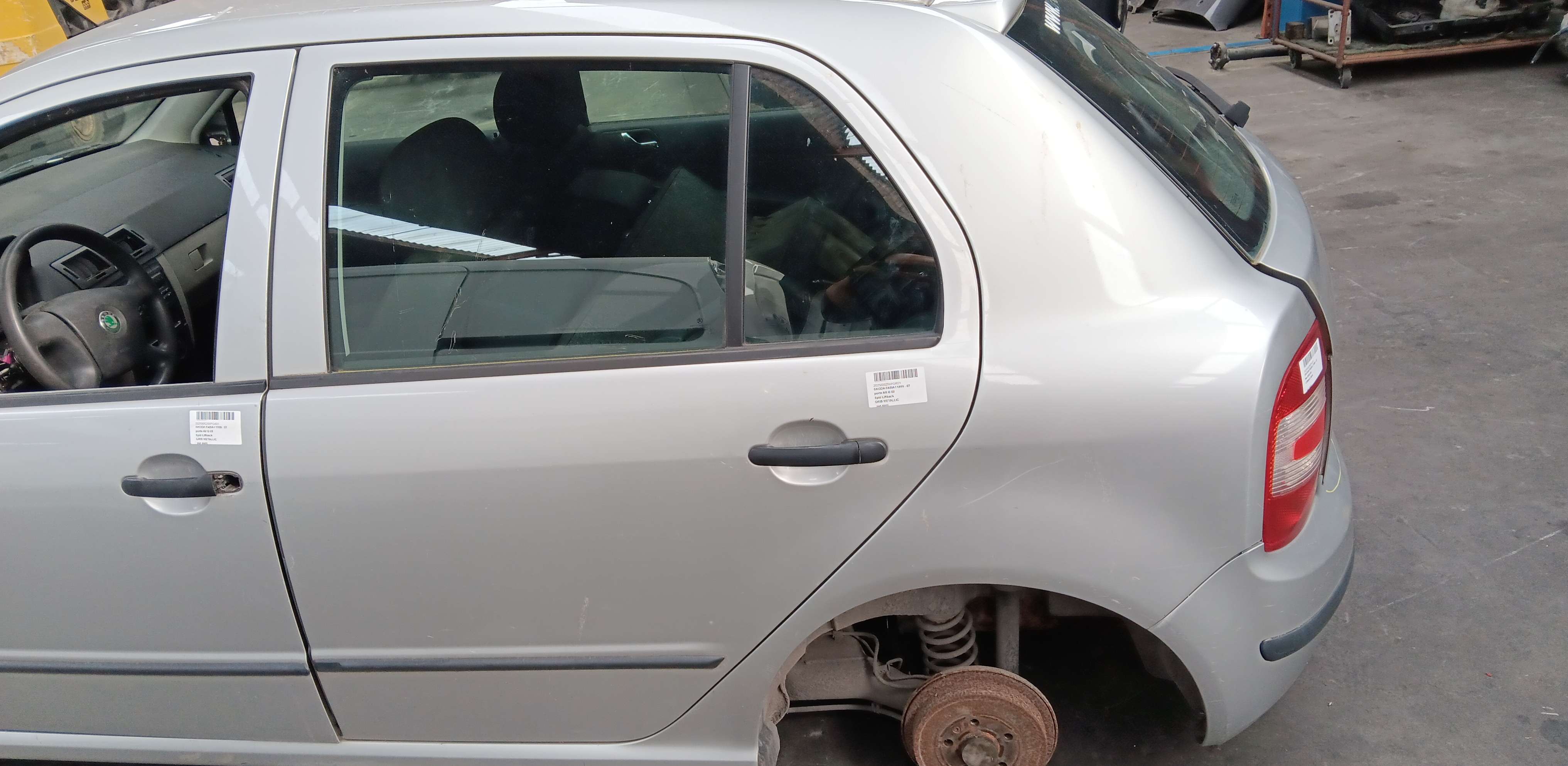 Deur links achter Skoda Fabia