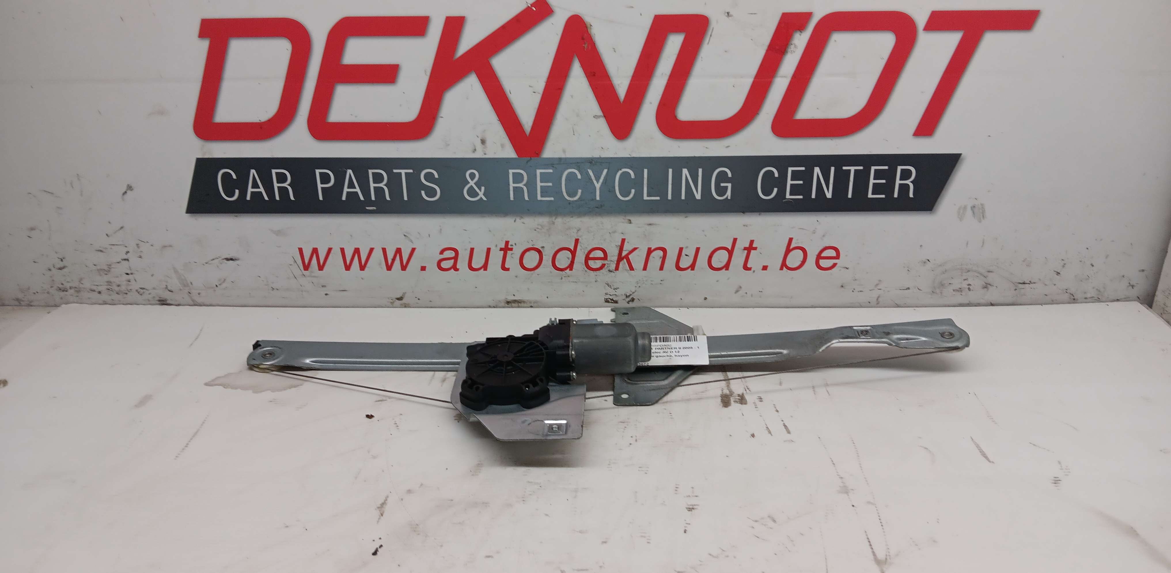 Ruite mechanisme rechts voor Peugeot Partner