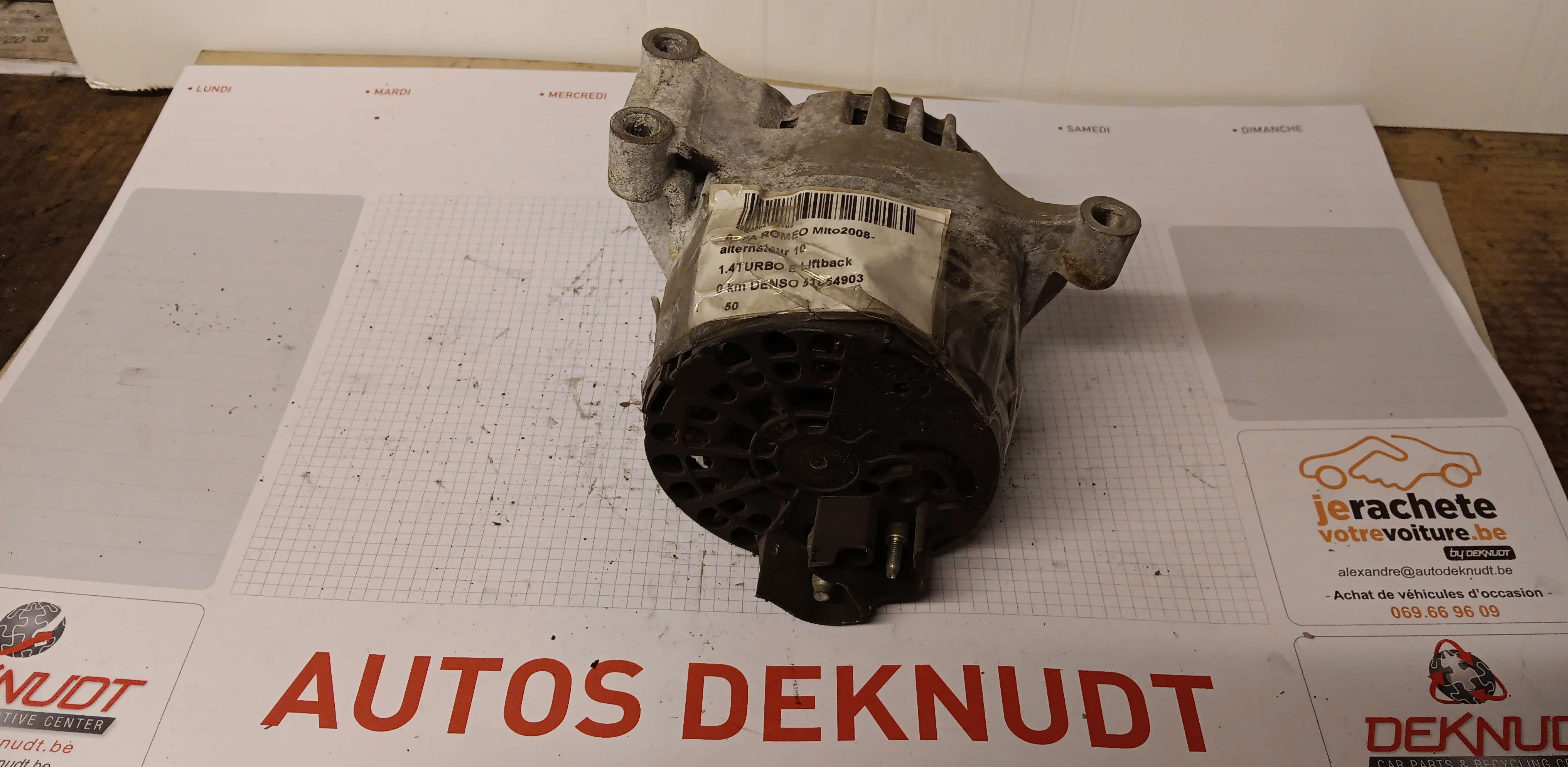  Alternator Motor Alfa Romeo MiTo