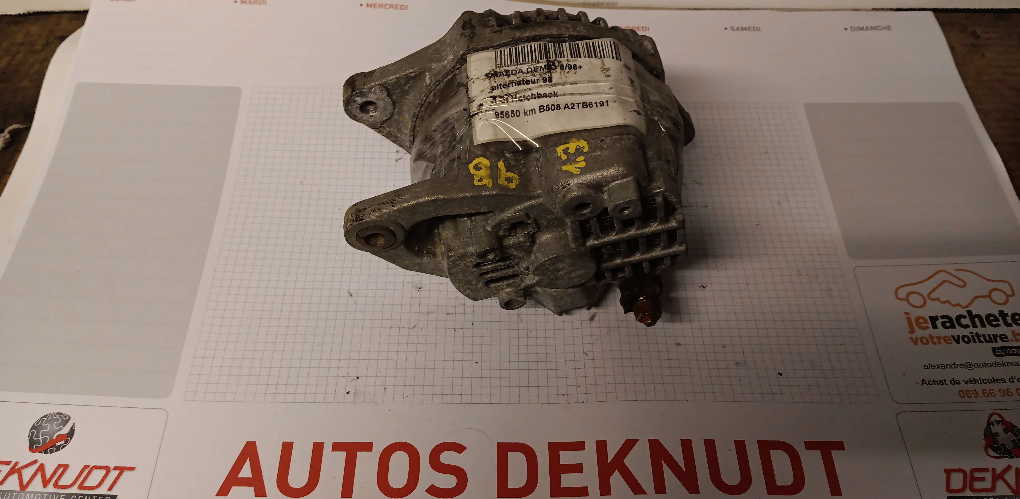 alternateur Mazda DEMIO I 1996 - 02