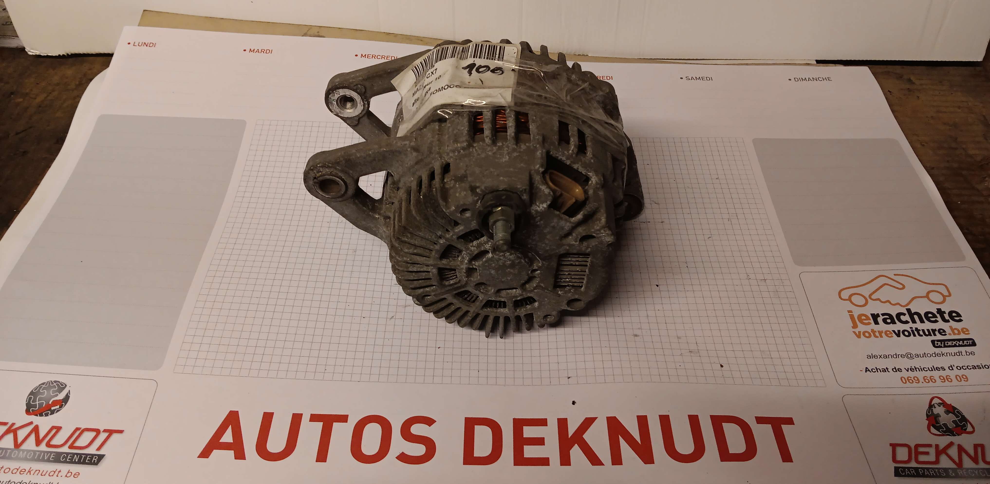  Alternator Motor Mazda CX7 2006 - 12