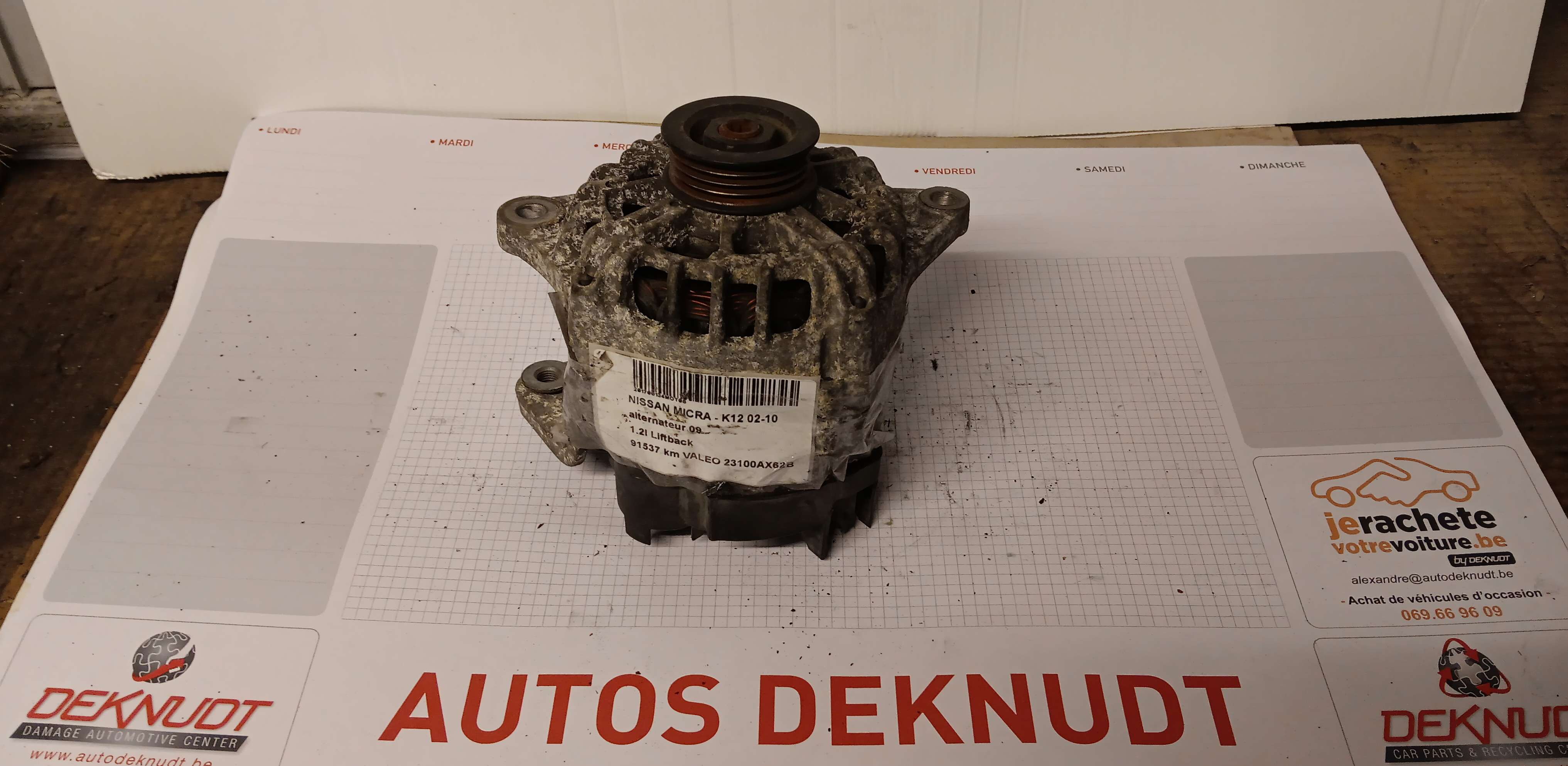  Alternator Motor Nissan Micra