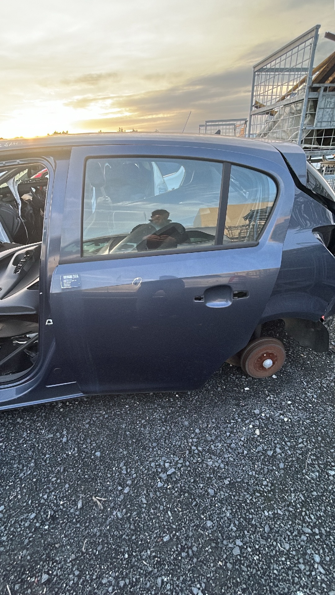 Deur links achter Opel Corsa