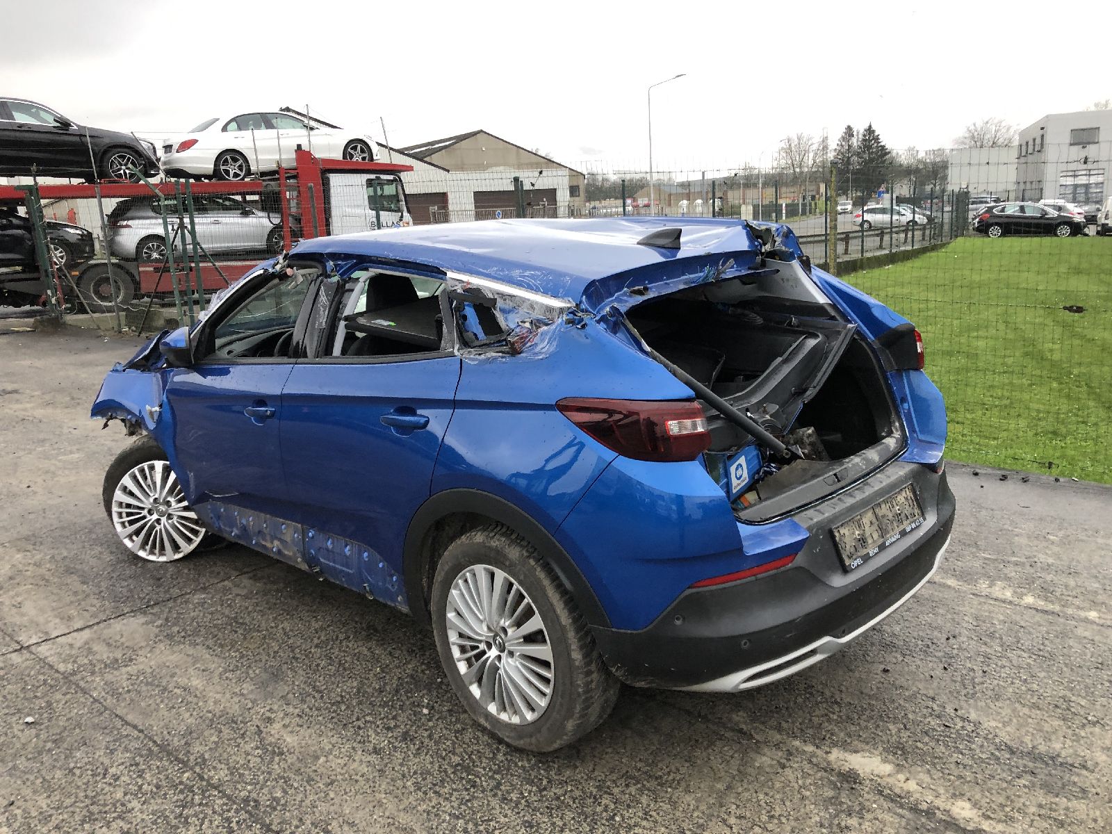Bumper Achter Met Sensor Opel GRANDLAND X Auto Deknudt