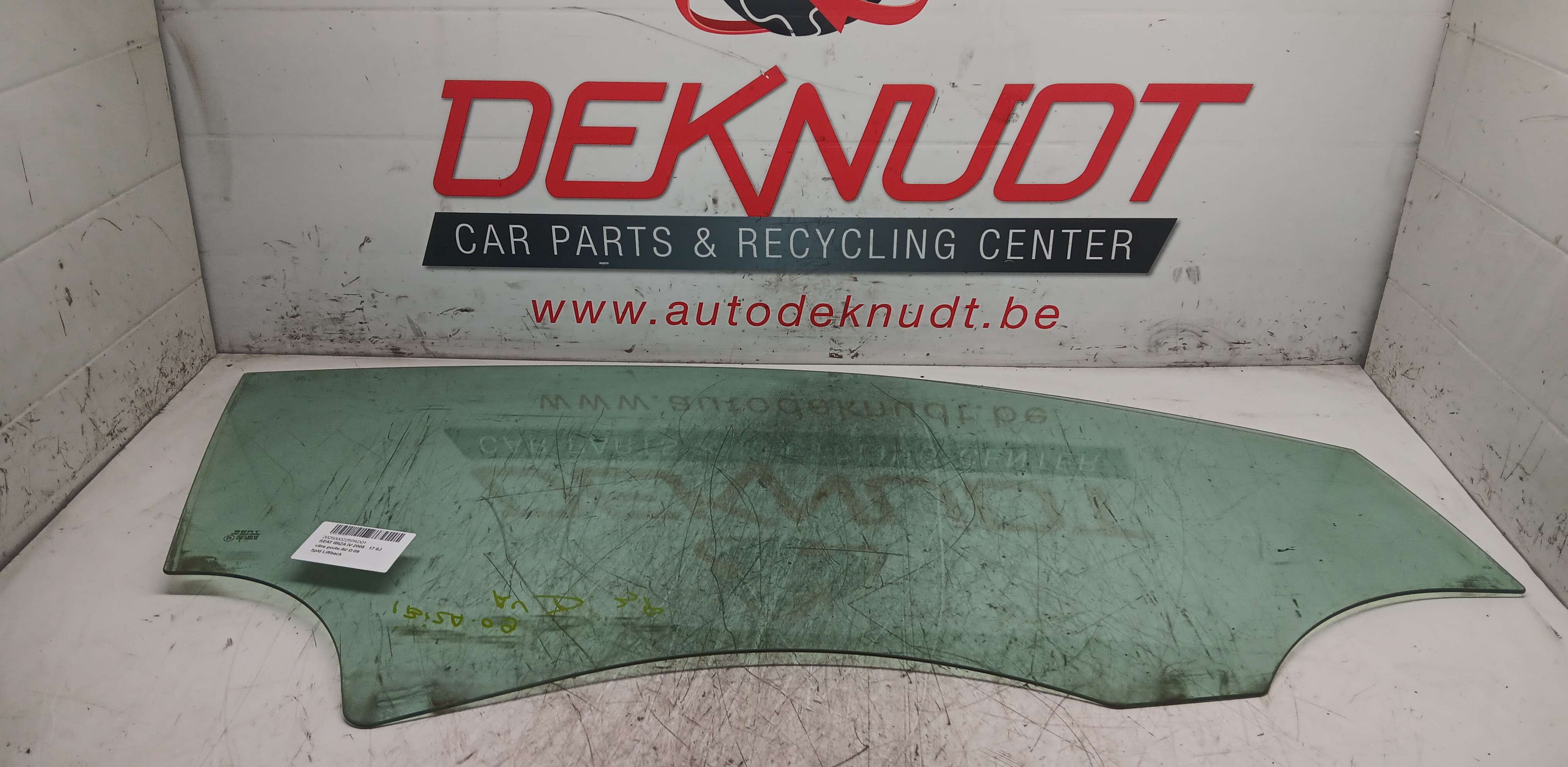 Raam deur rechts voor Seat Ibiza