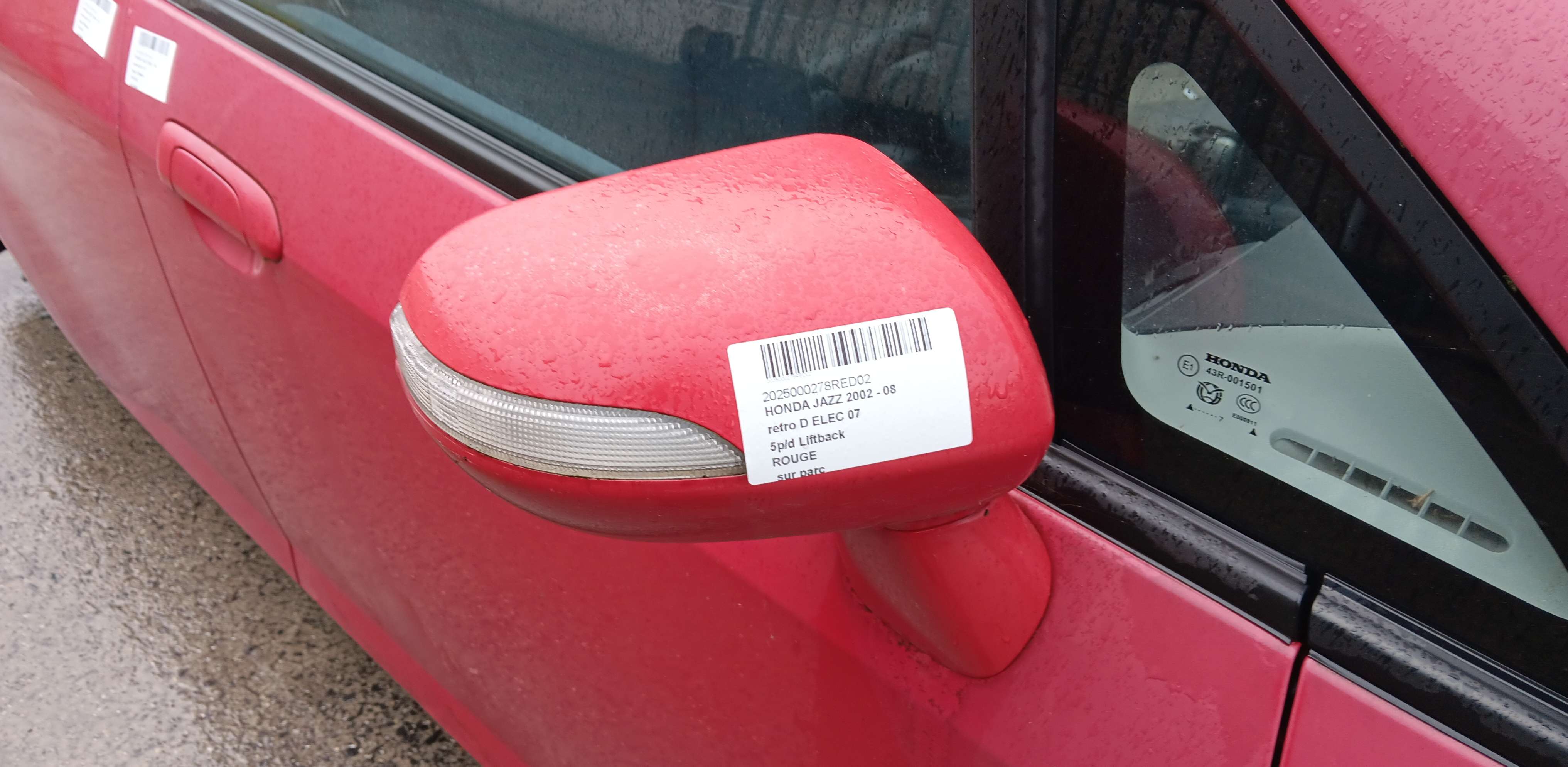 Buitenspiegel rechts Elec Honda Jazz