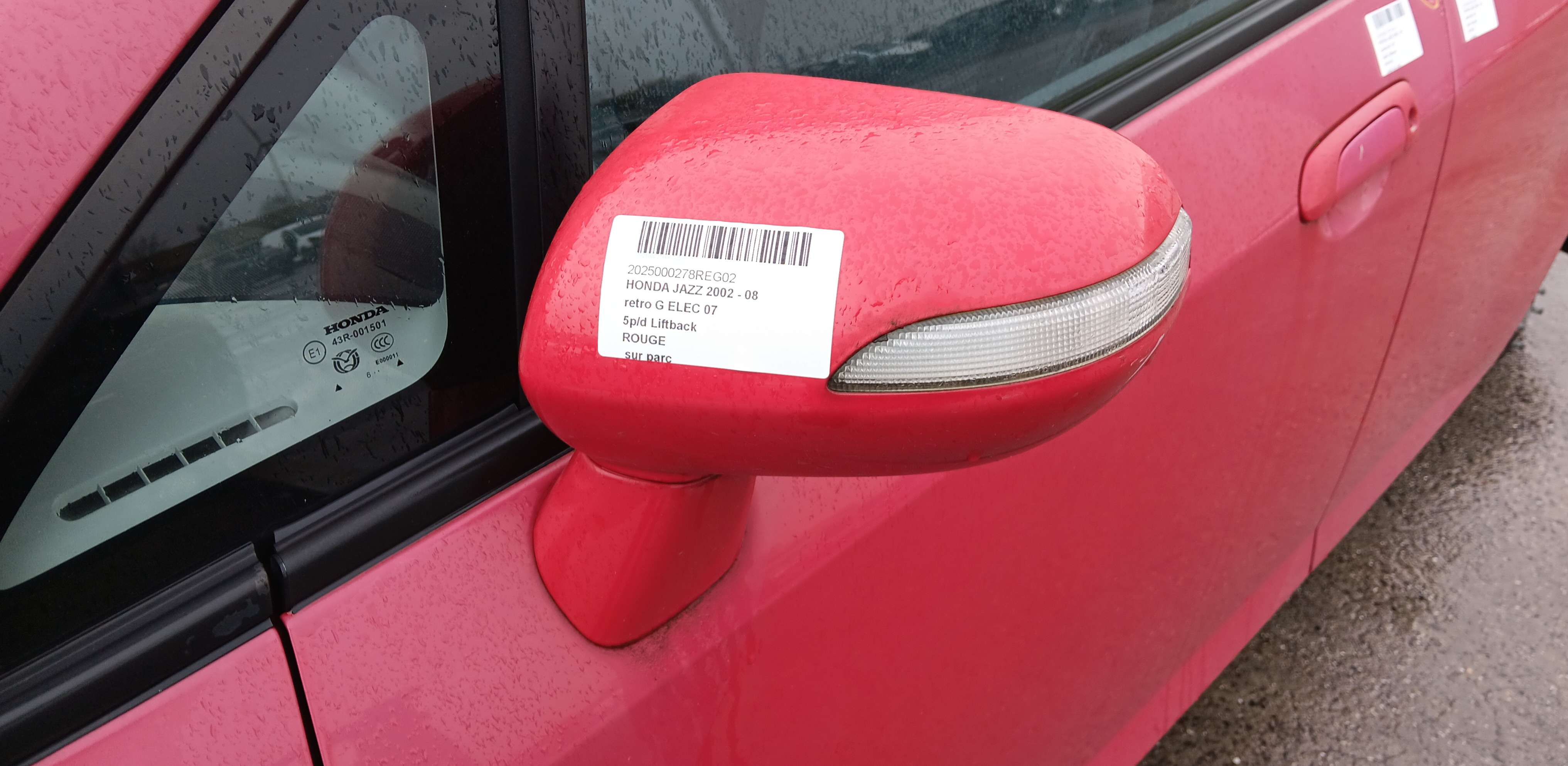 Buiten spiegel Links Elec Honda Jazz