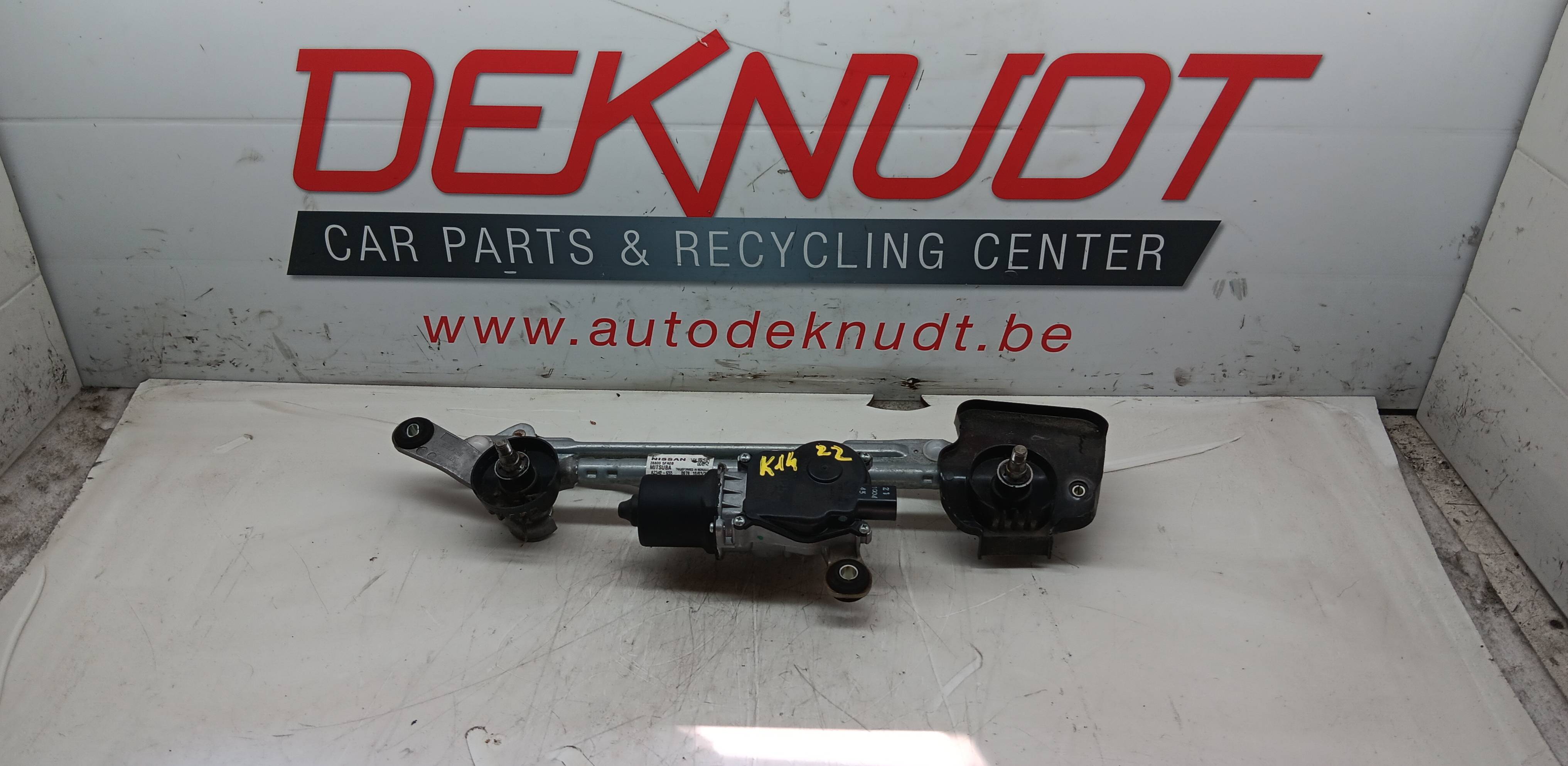 Moteur essui glace avant Nissan Micra