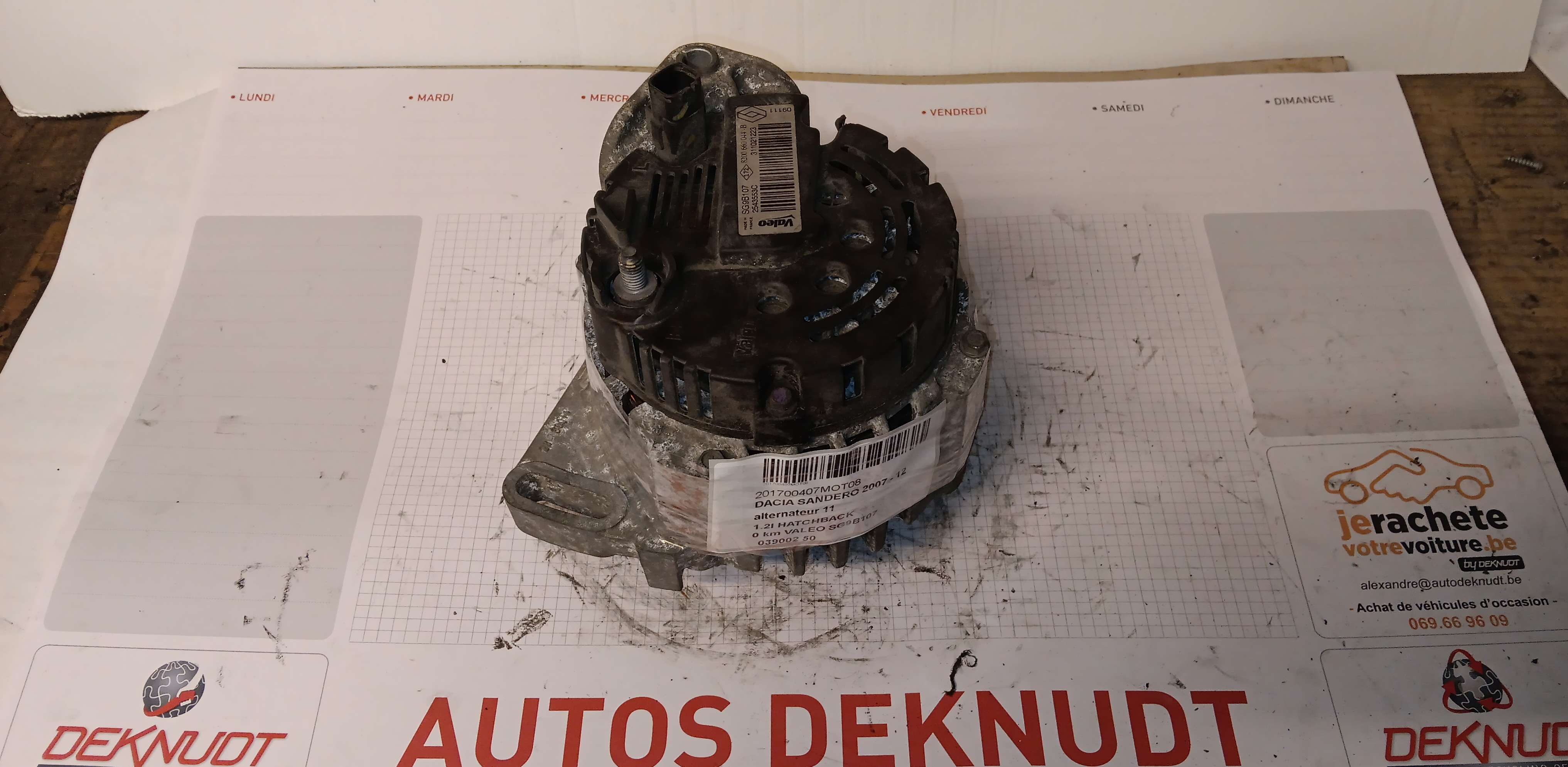 Alternator Dacia Sandero