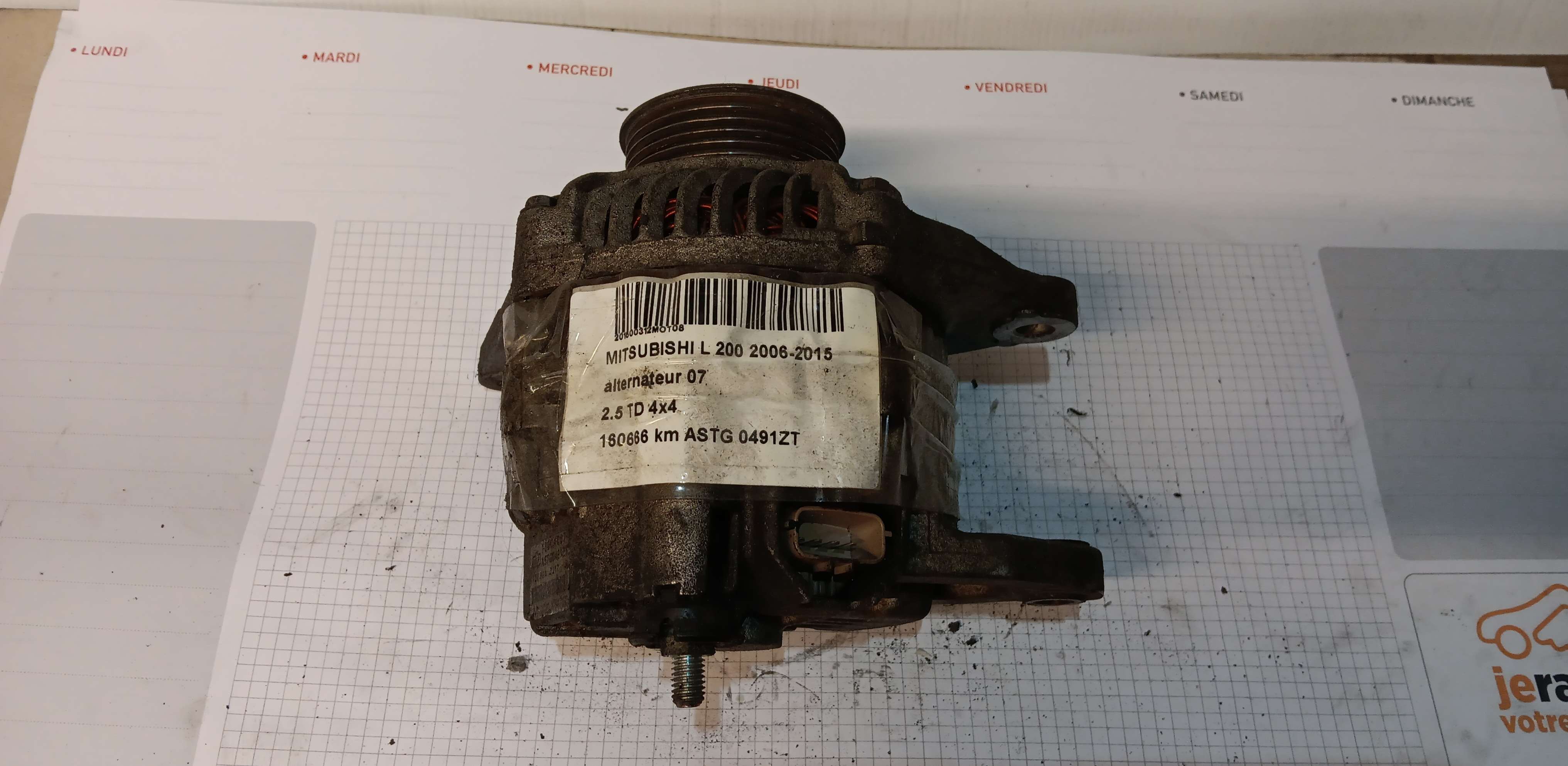  Alternator Motor Mitsubishi L 200 2006 - 15