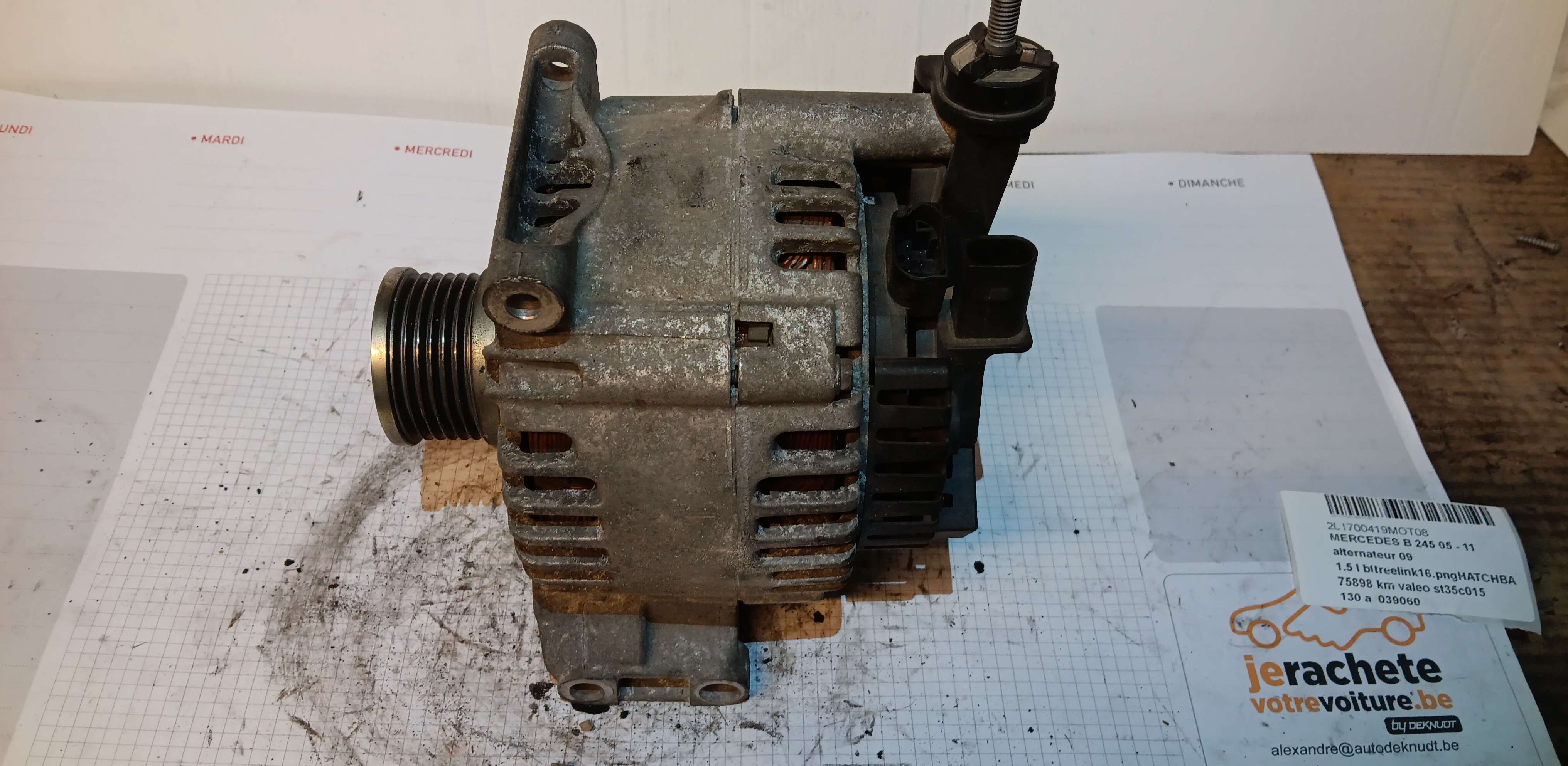 alternateur Mercedes-Benz B 160