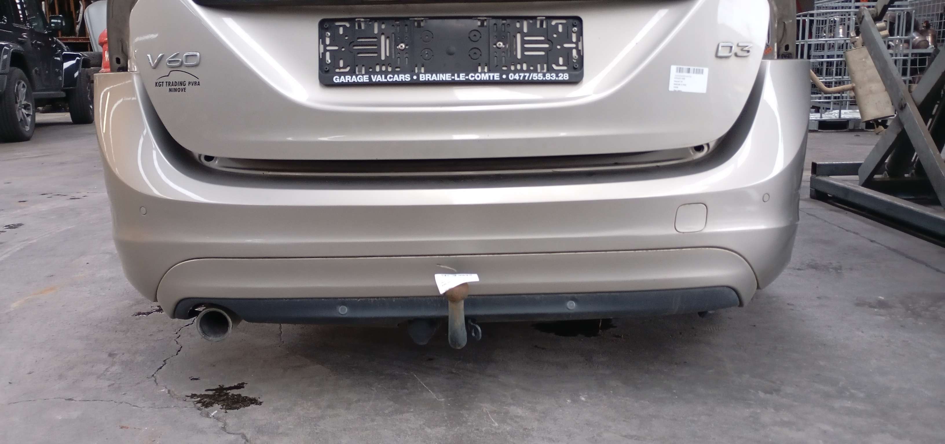 Bumper achter met sensor Volvo V60