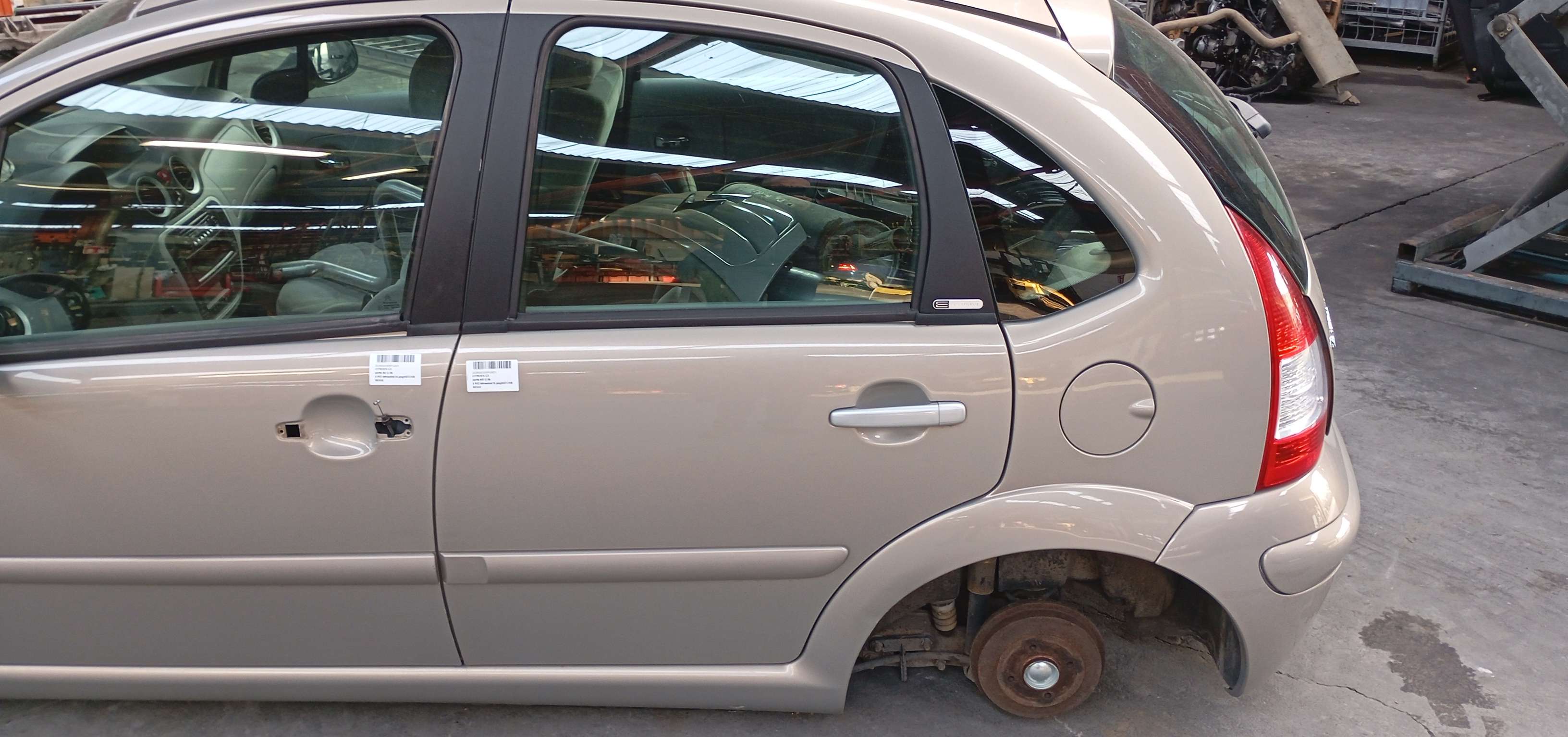 Deur links achter Citroen C3 I  2005 - 09