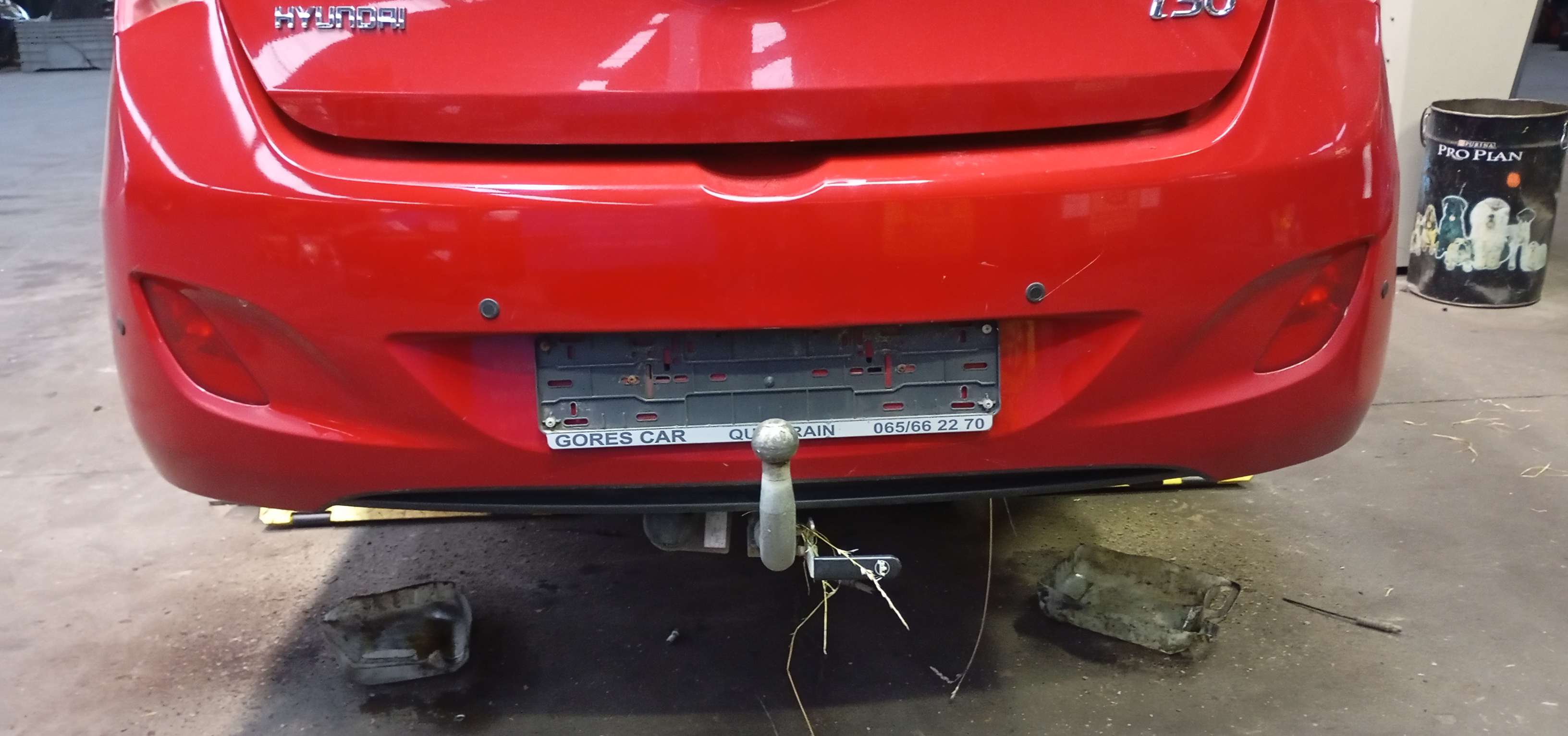 Bumper achter met sensor Hyundai I30 2012 - 17