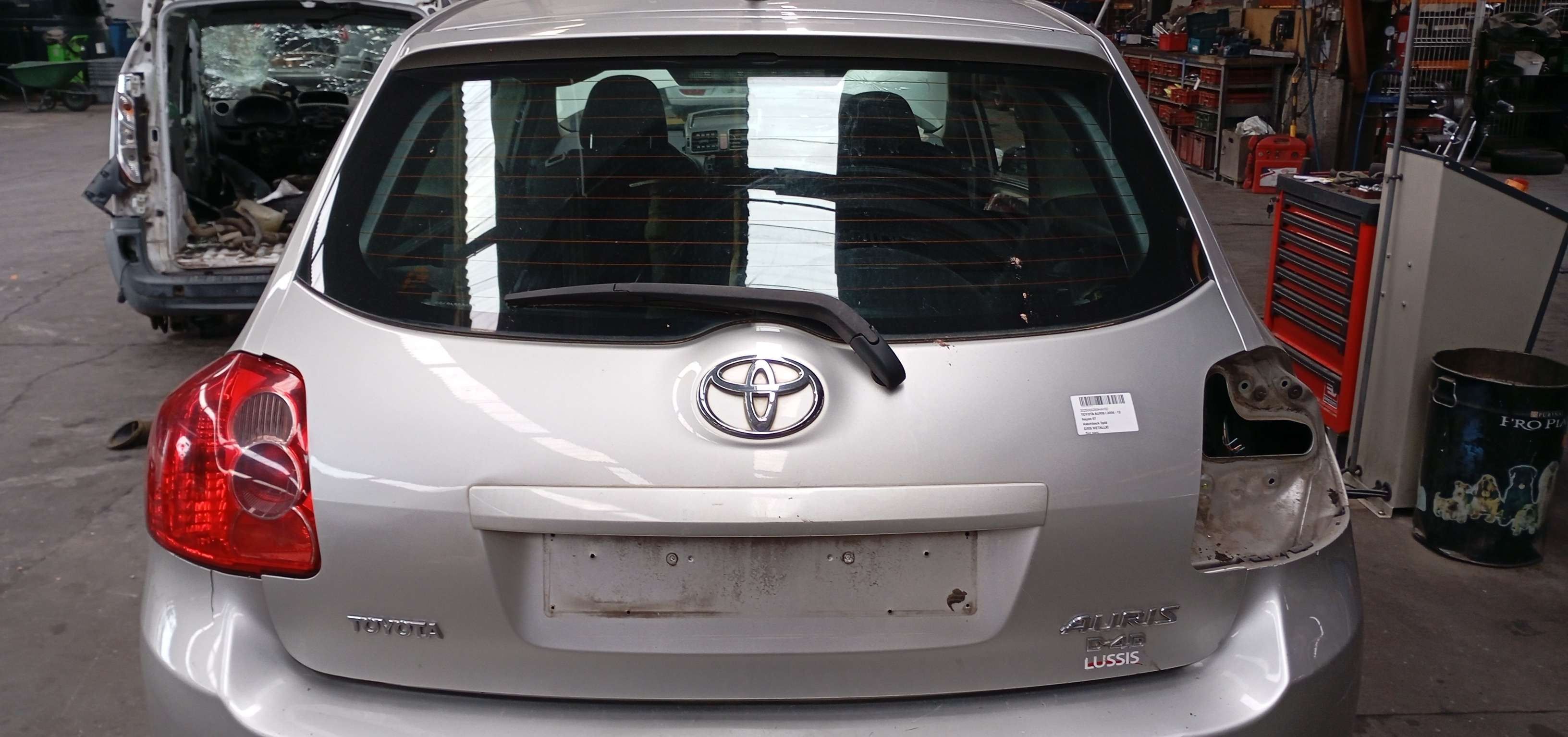 Achterklep Toyota AURIS I 2006 - 12