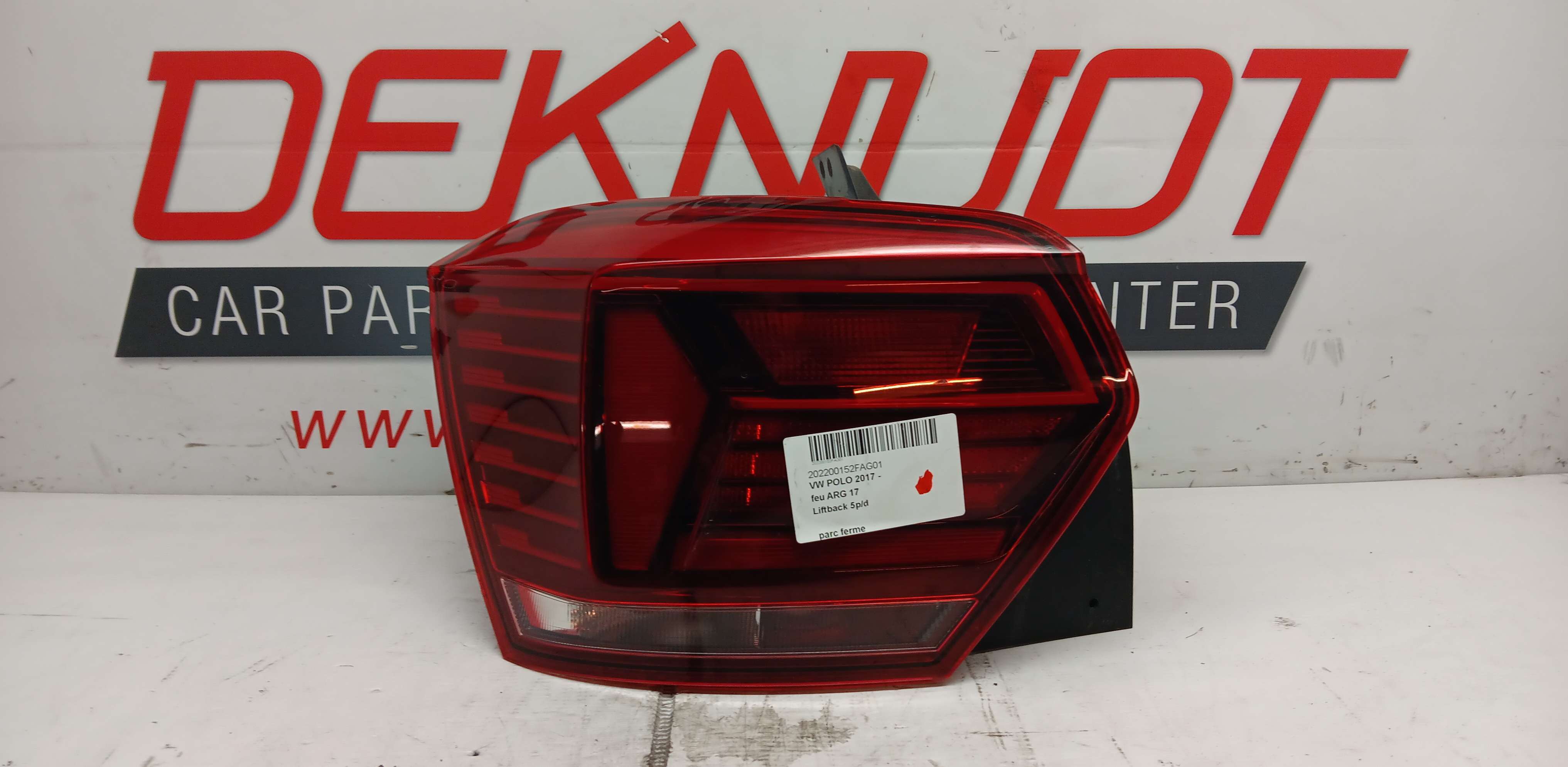 feu ARG Vw POLO 2017 -