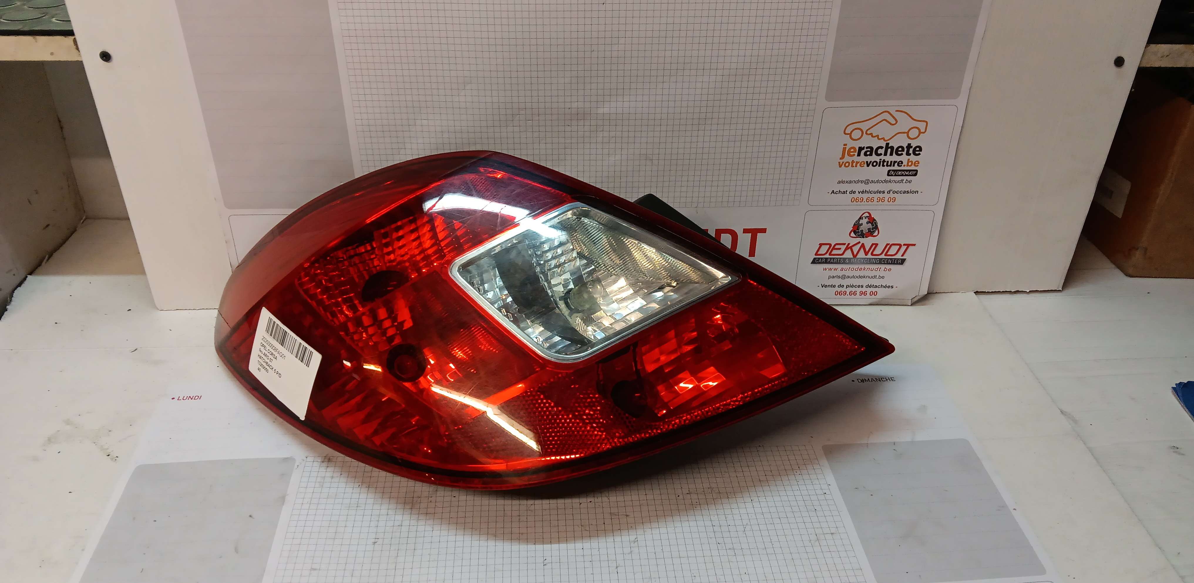 Lichtblok links achter Opel Corsa