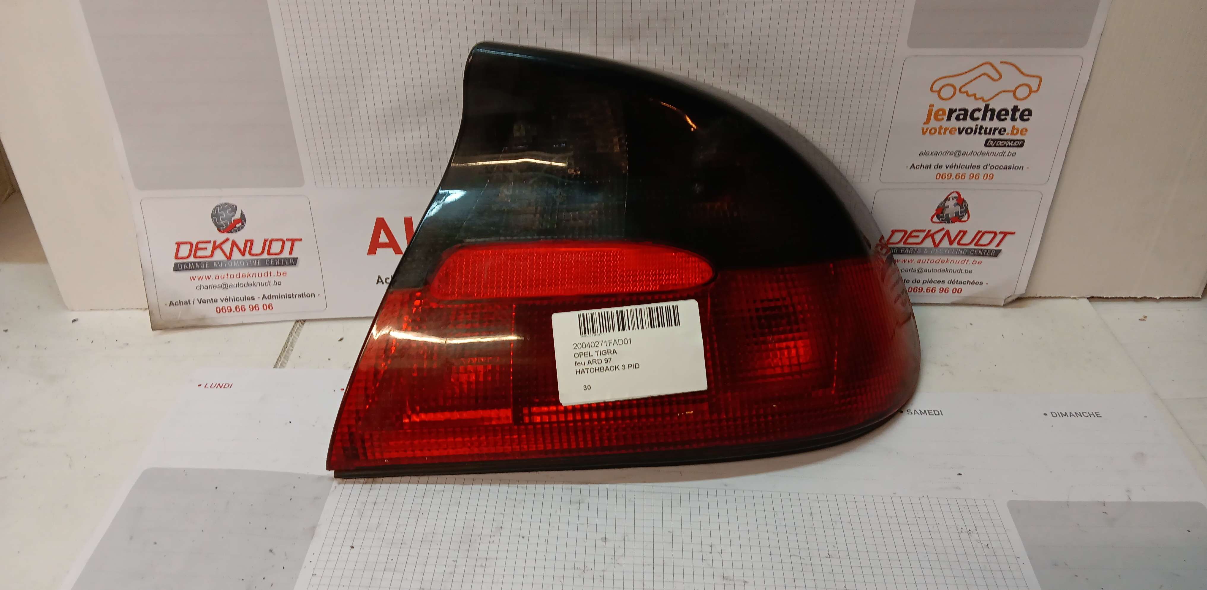 Lichtblok rechts achter Opel TIGRA 1992 - 04