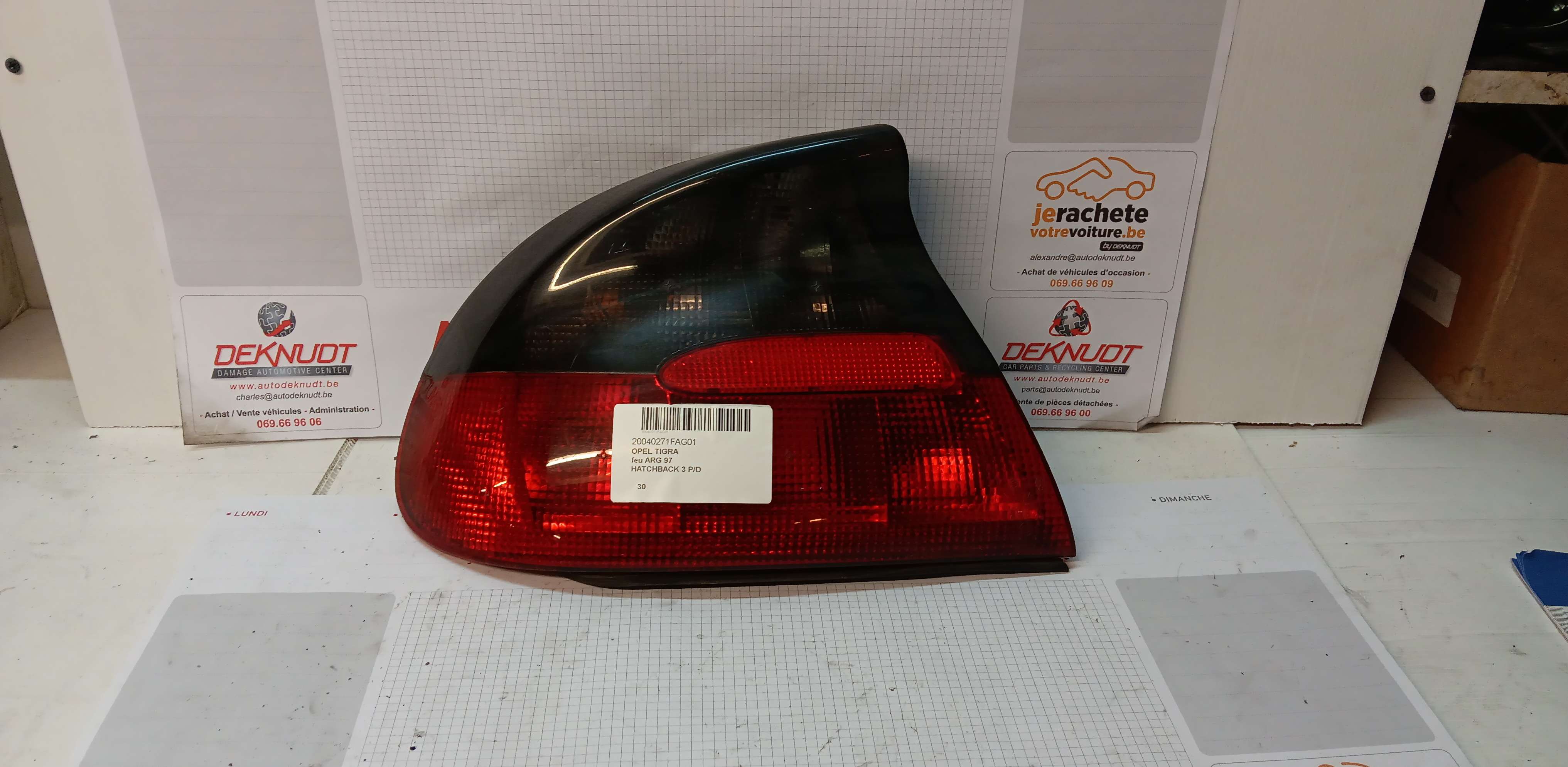 Lichtblok links achter Opel TIGRA 1992 - 04