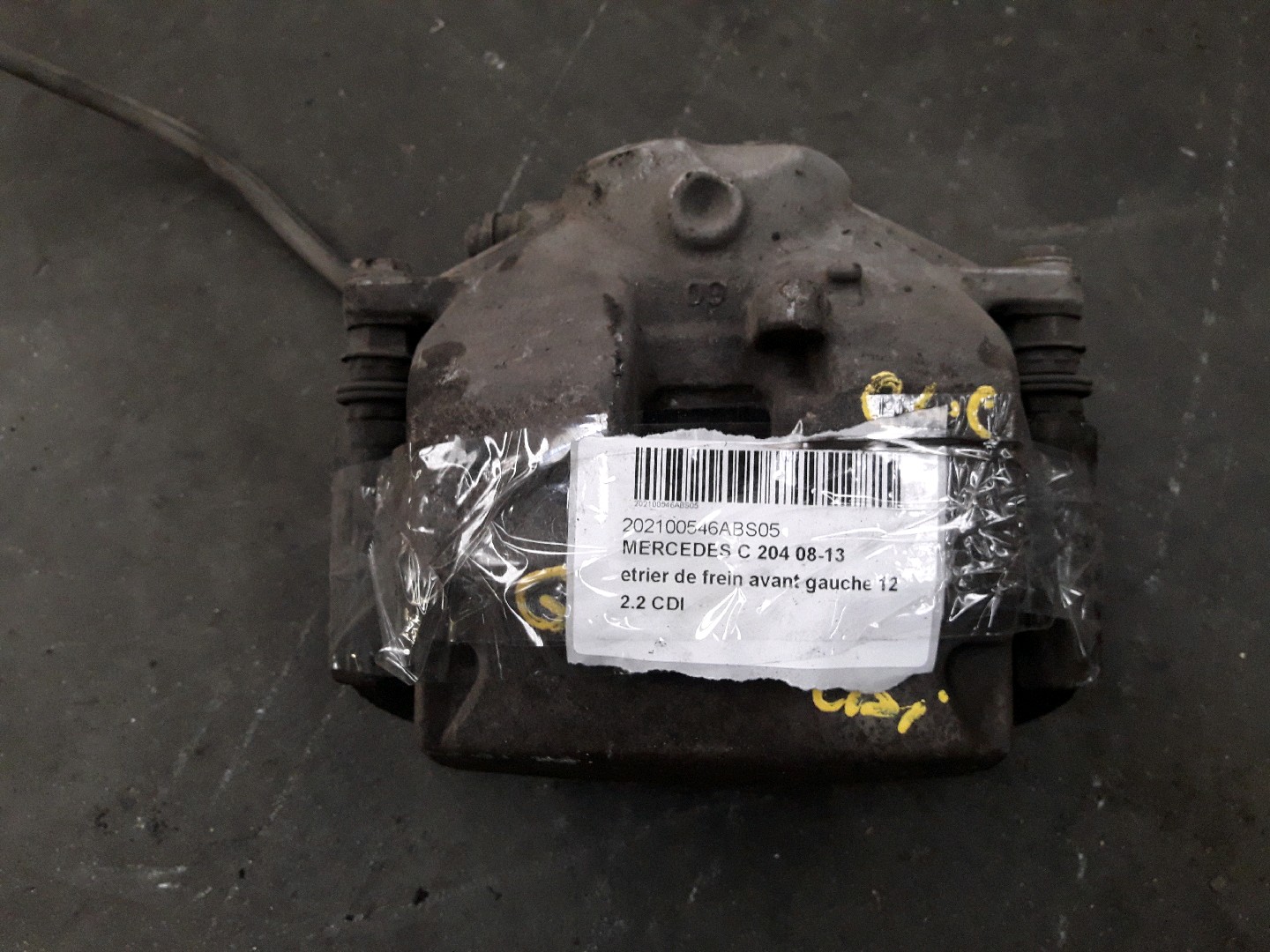 Remklauw links voor Mercedes-Benz C 204 2007 - 10