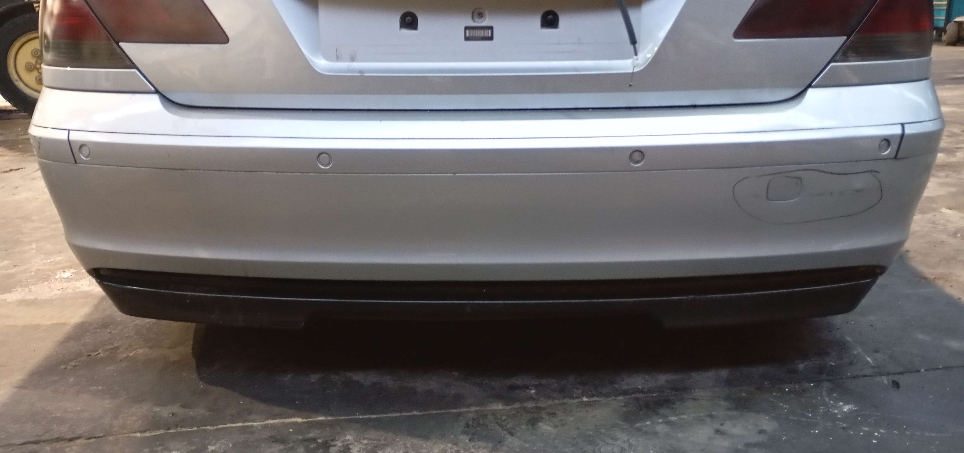 Bumper achter met sensor Bmw S7 E65/6 2001 - 08