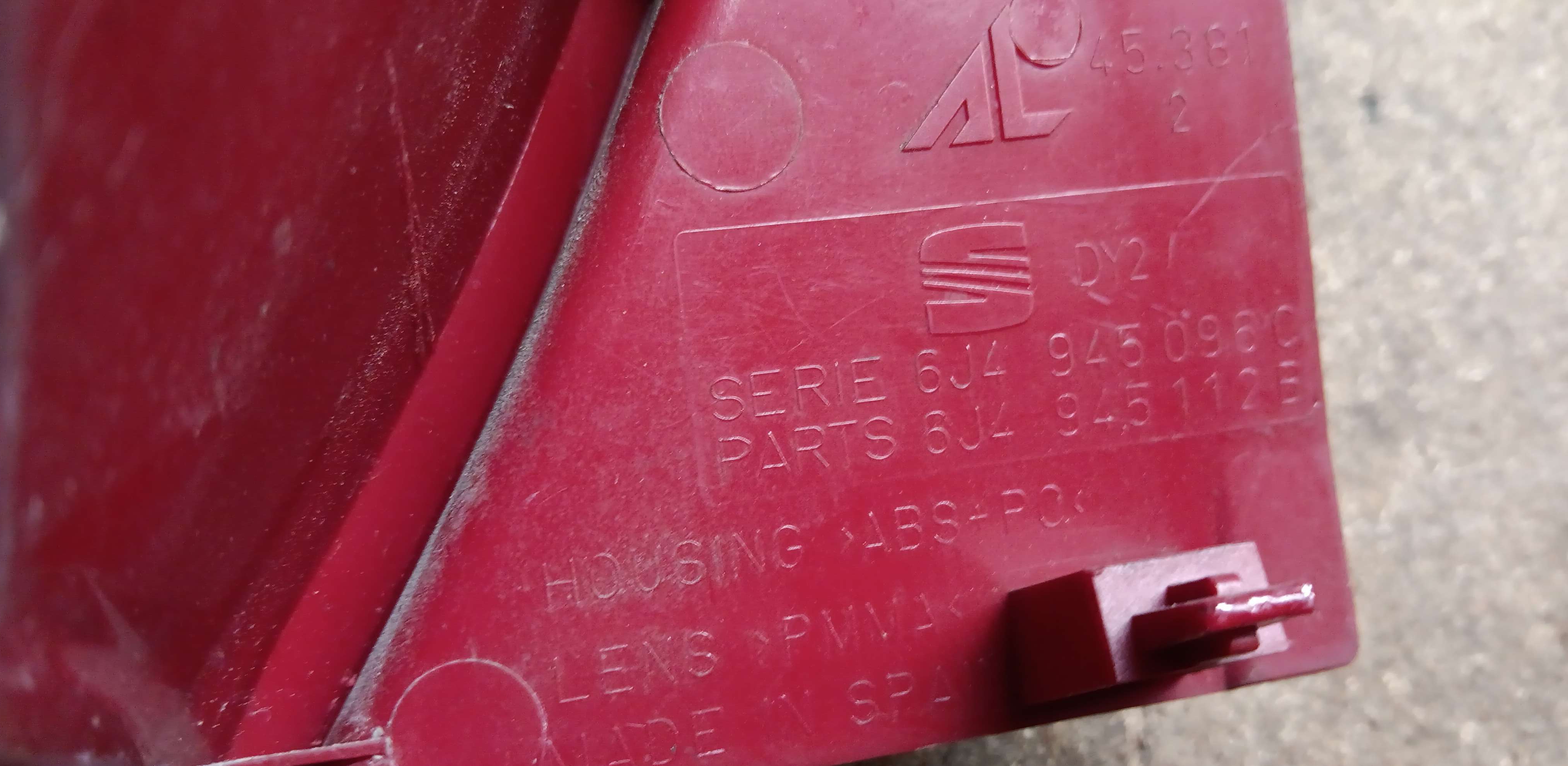 Lichtblok rechts achter Seat IBIZA IV 2008 - 12 6J