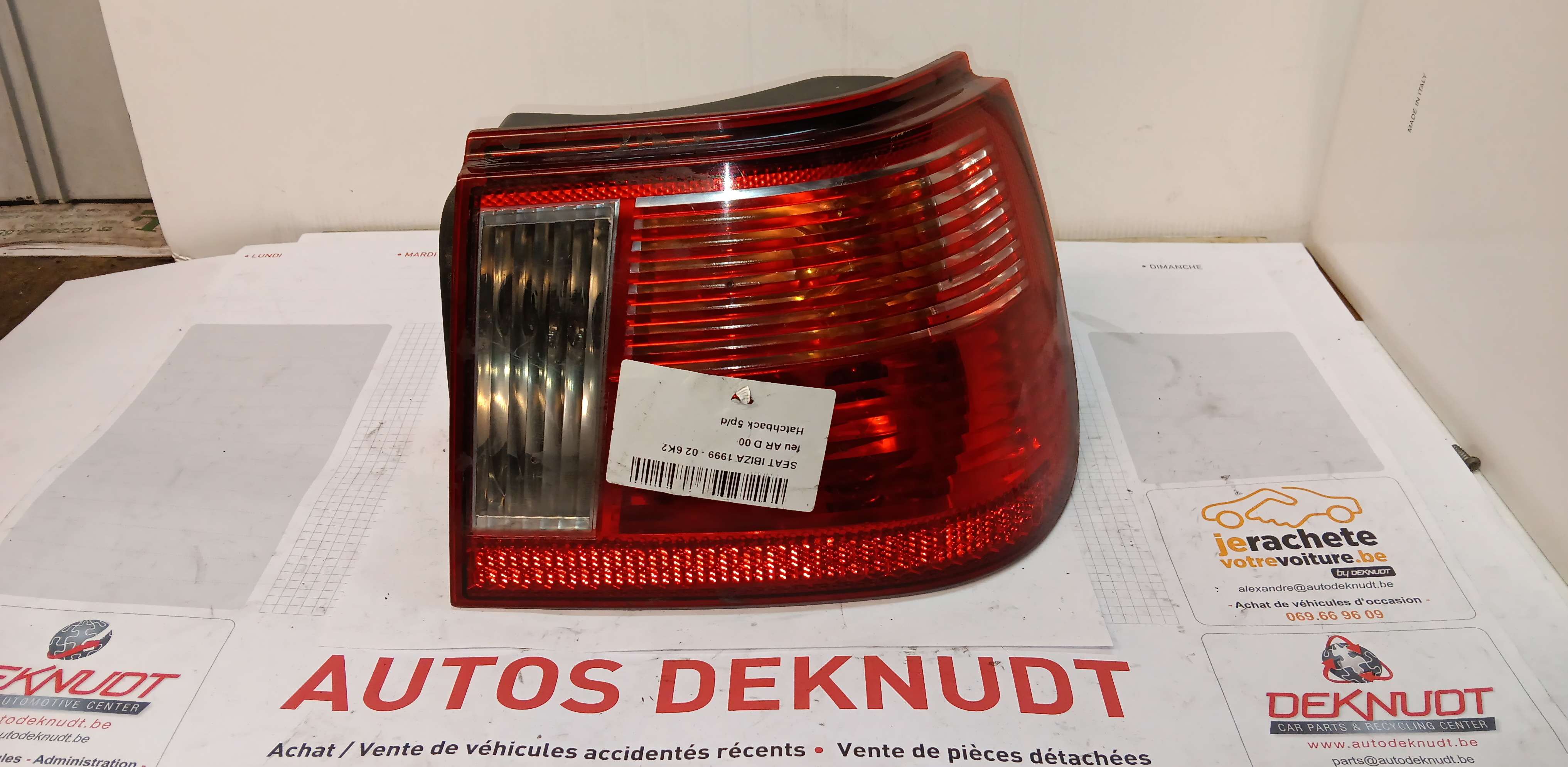 Lichtblok rechts achter Seat IBIZA II 1985 - 93