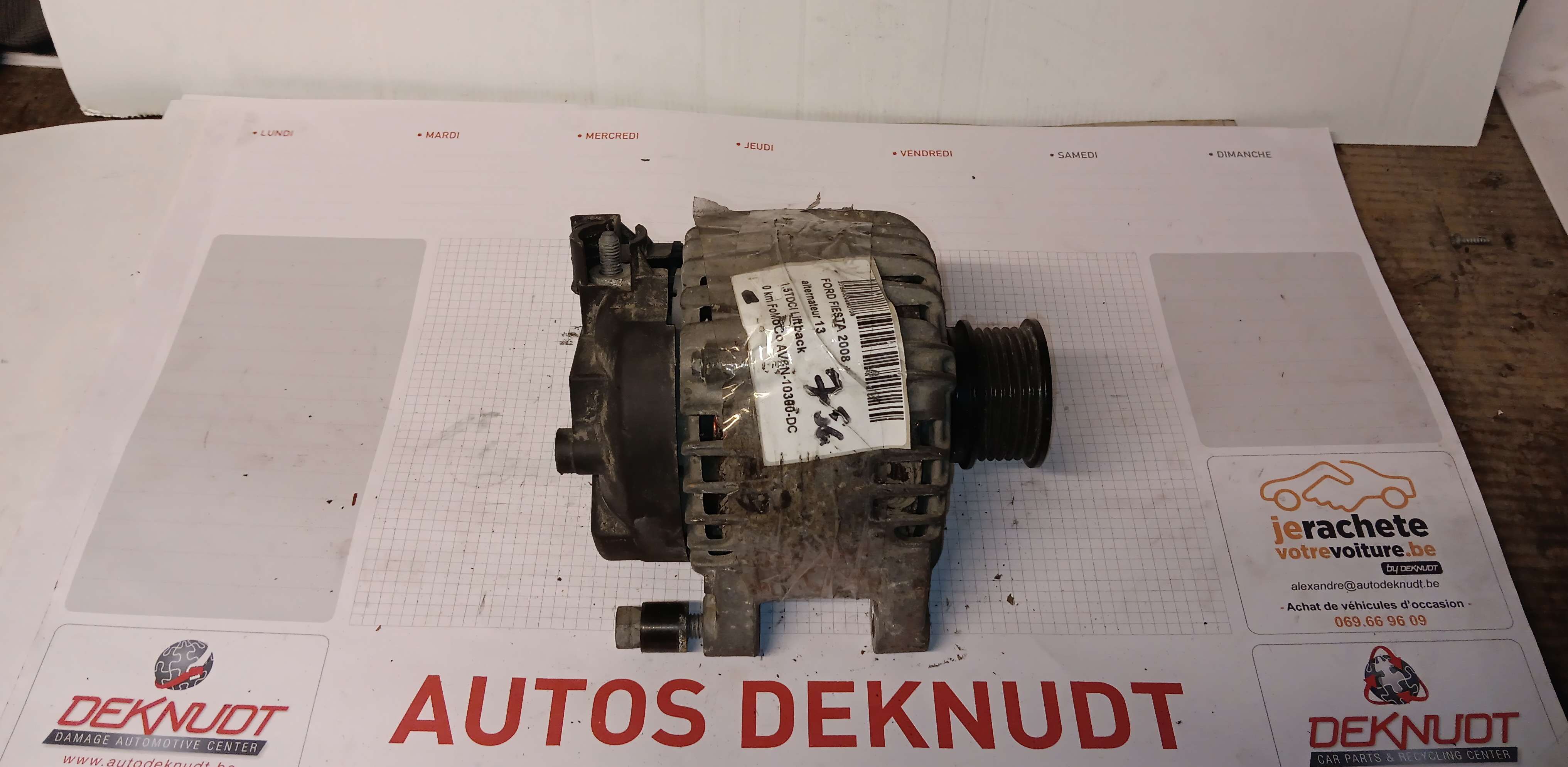 alternateur Ford FIESTA 6 2012 - 17