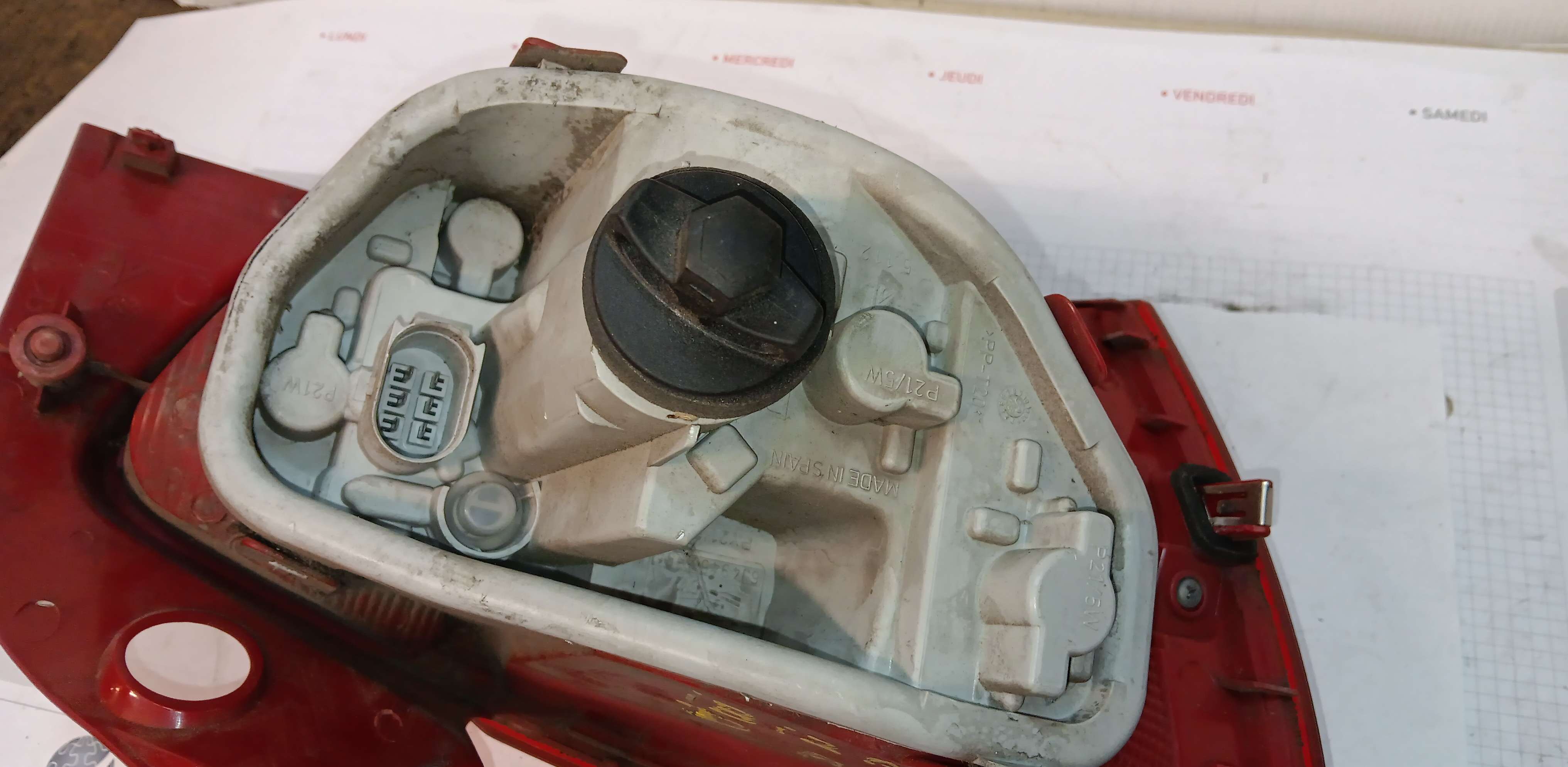 Lichtblok rechts achter Seat IBIZA IV 2008 - 12 6J