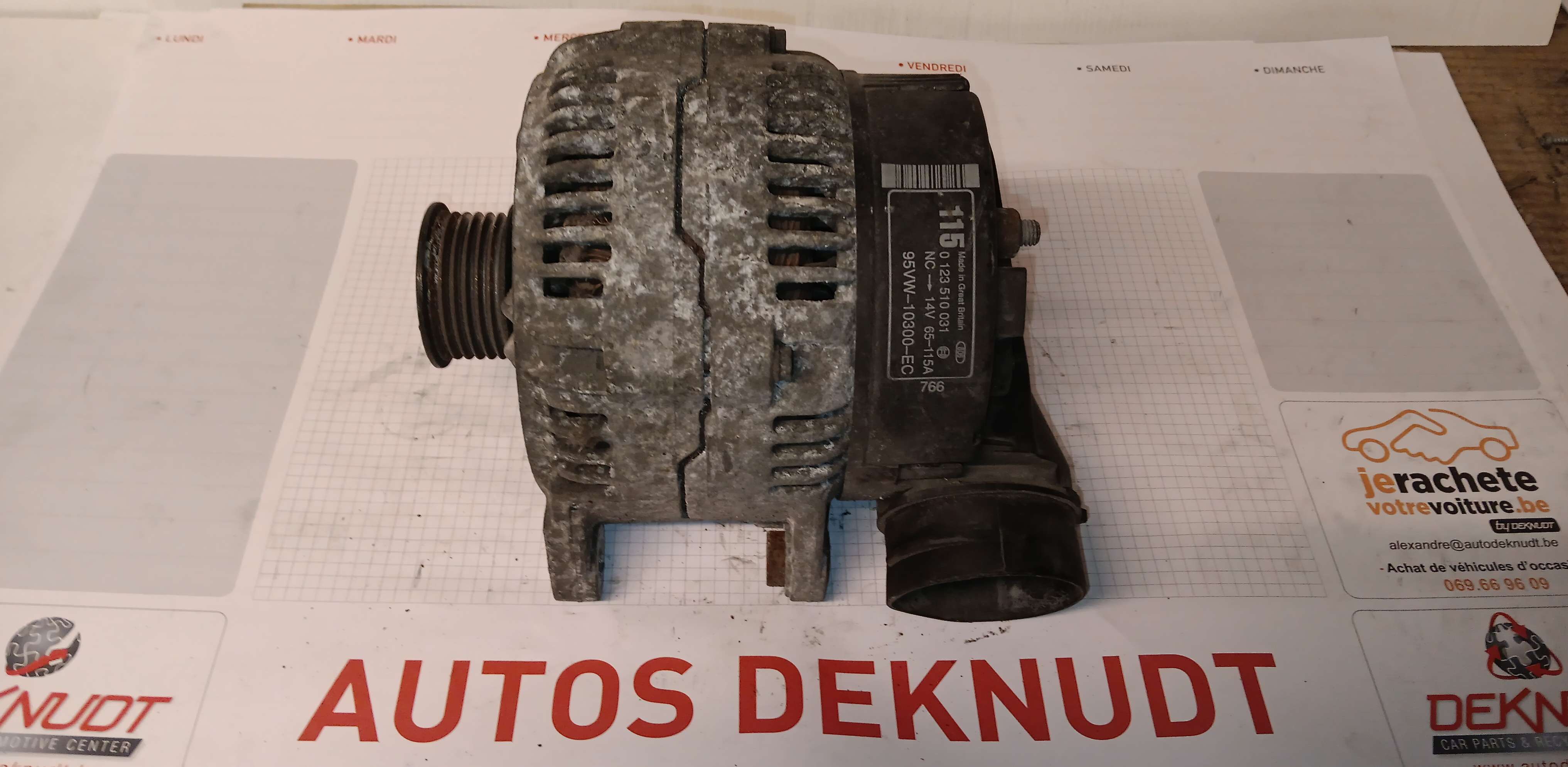  Alternator Motor Ford GALAXY I 1995 - 00