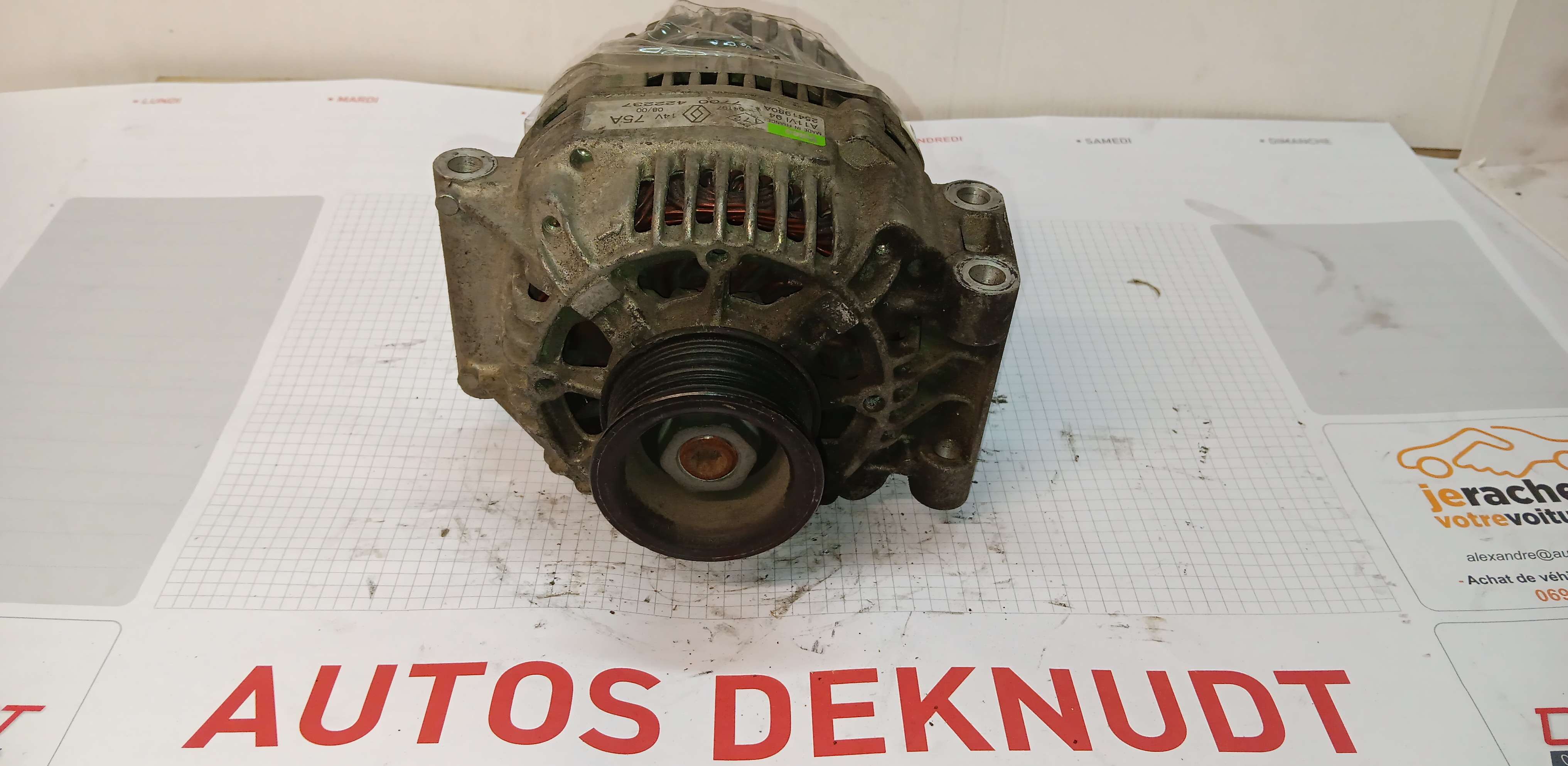  Alternator Motor Renault MEGANE I 1999 - 02