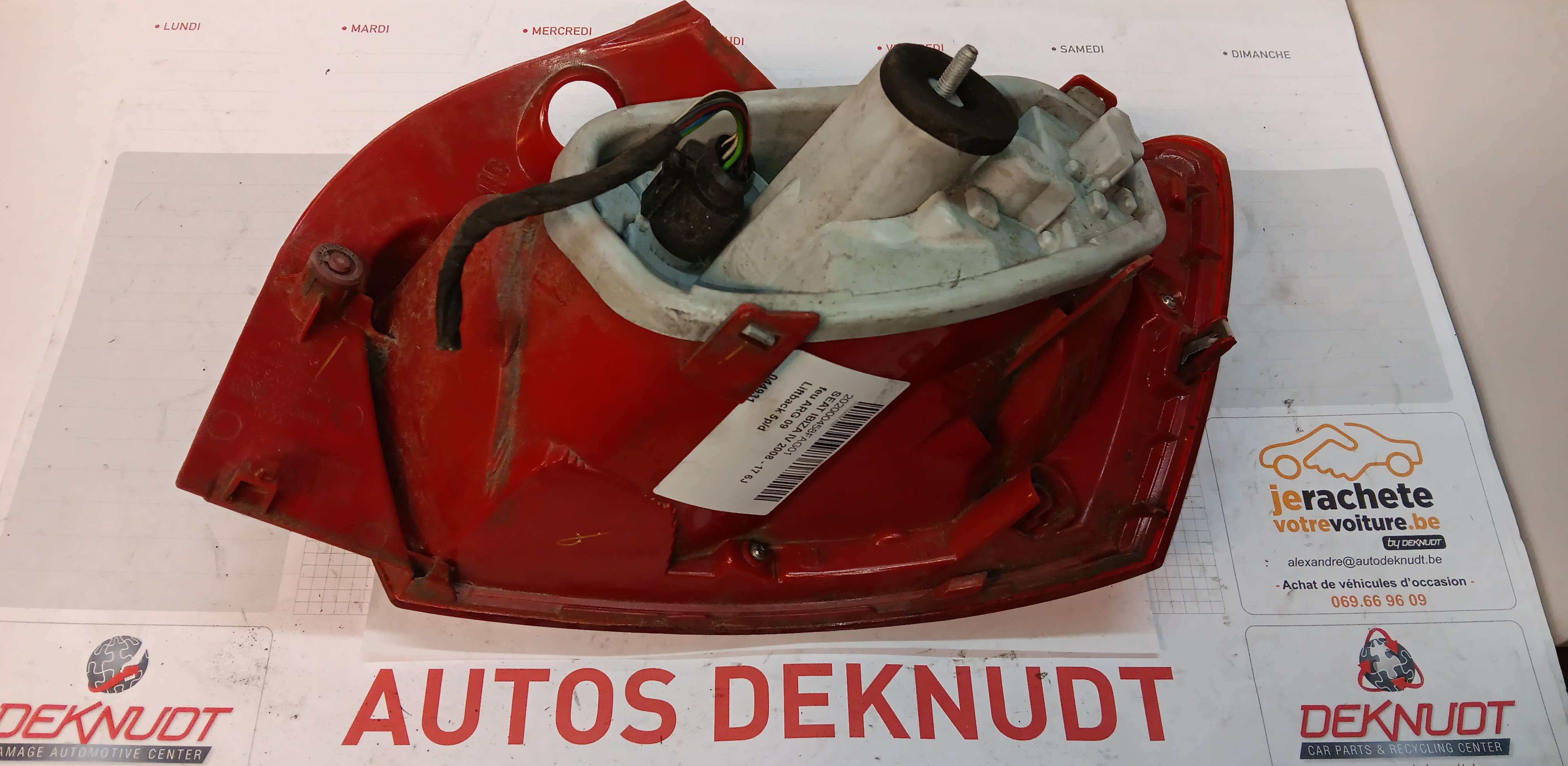 Lichtblok links achter Seat IBIZA IV 2008 - 12 6J