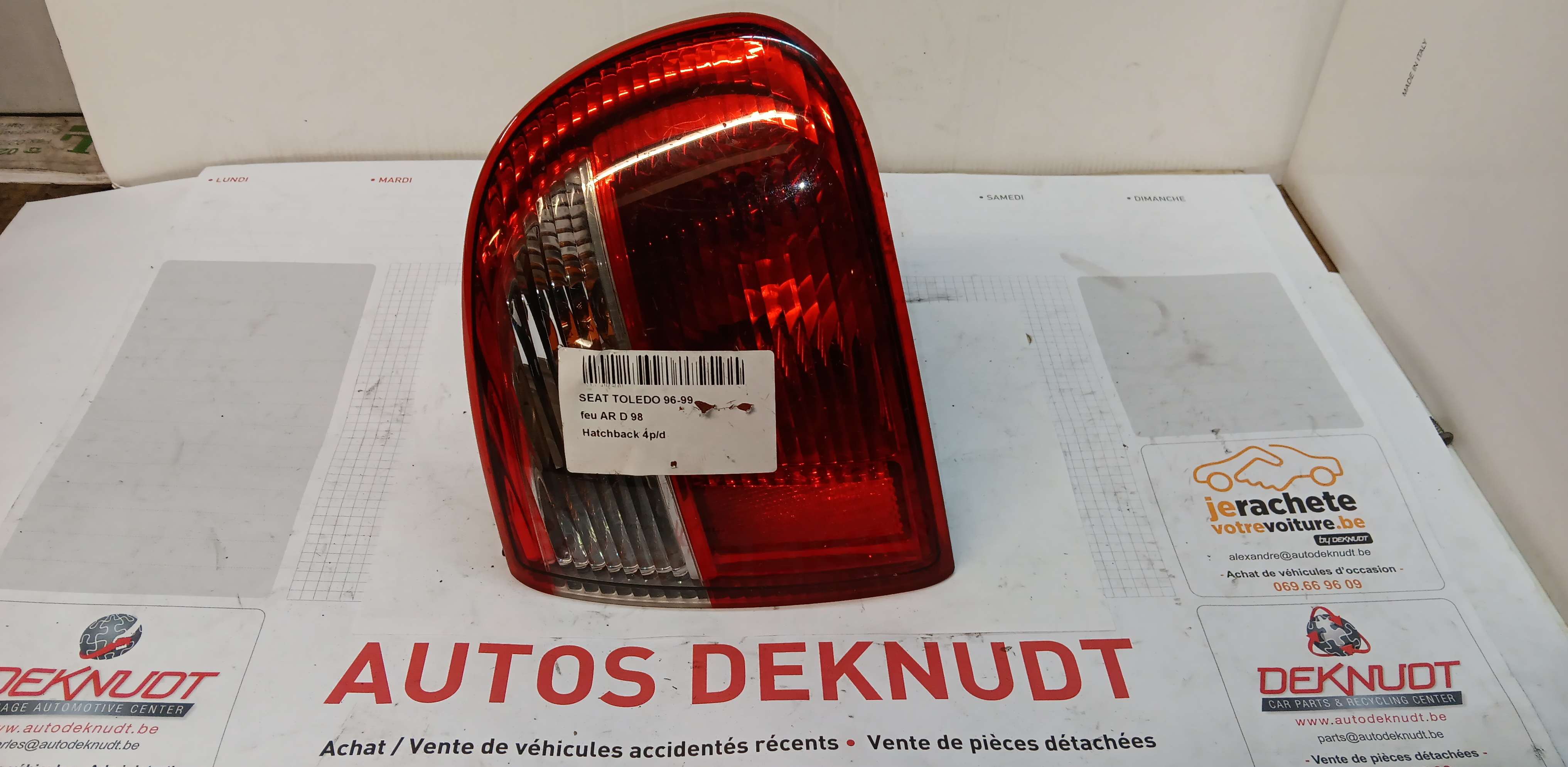 Lichtblok rechts achter Seat TOLEDO 1999 - 05