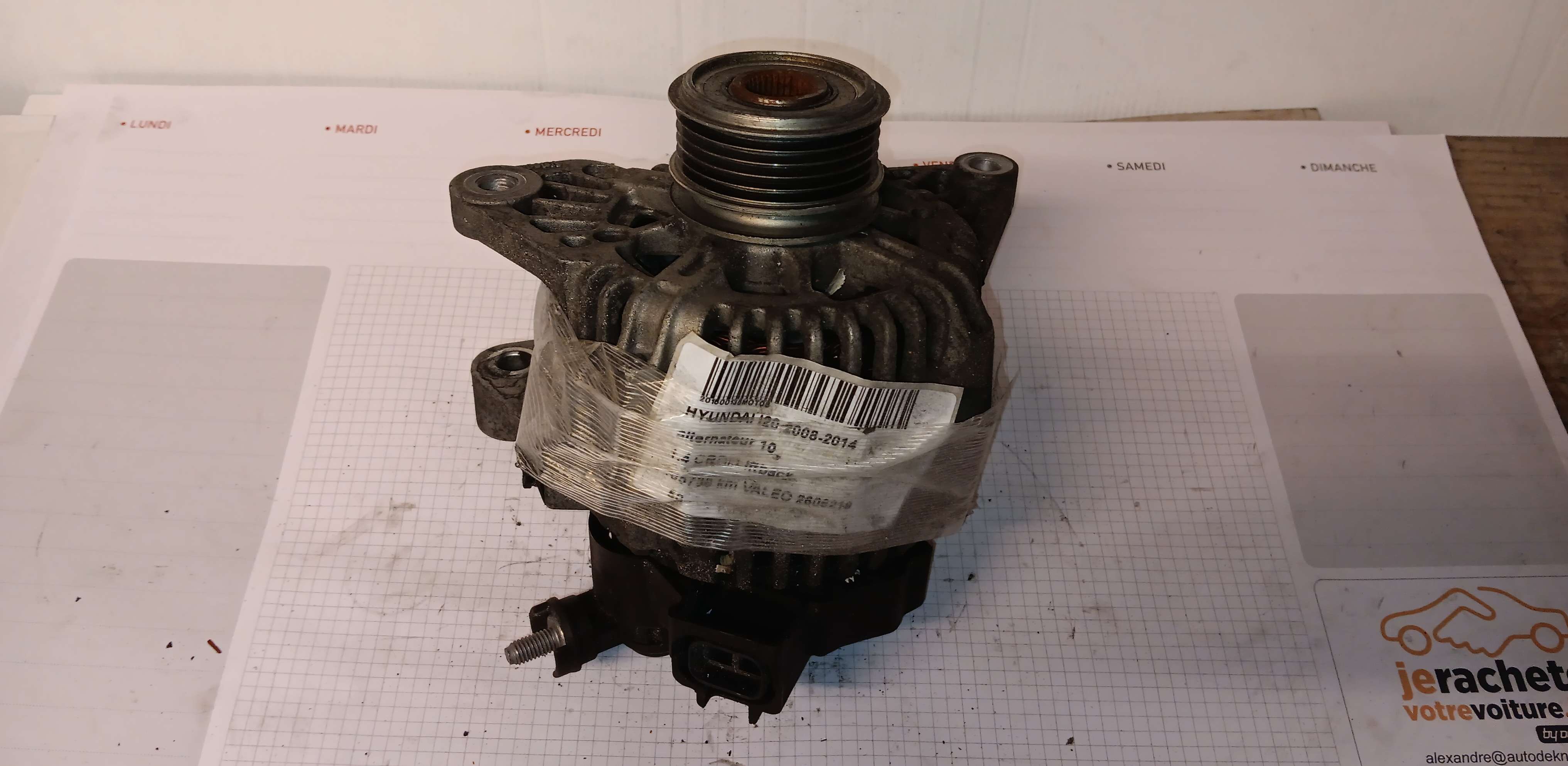  Alternator Motor Hyundai I20 I 2009 - 12