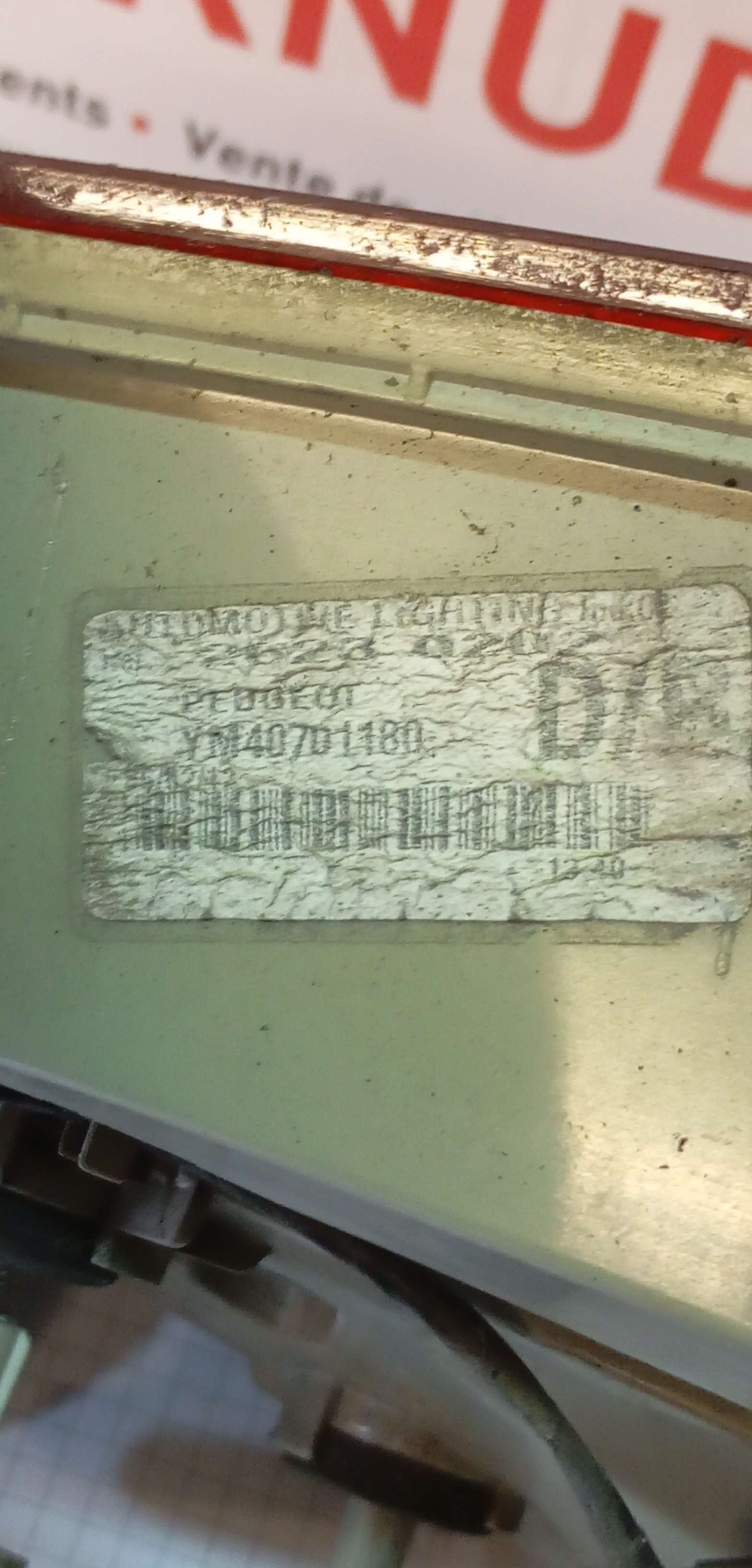 Lichtblok rechts achter Peugeot RCZ