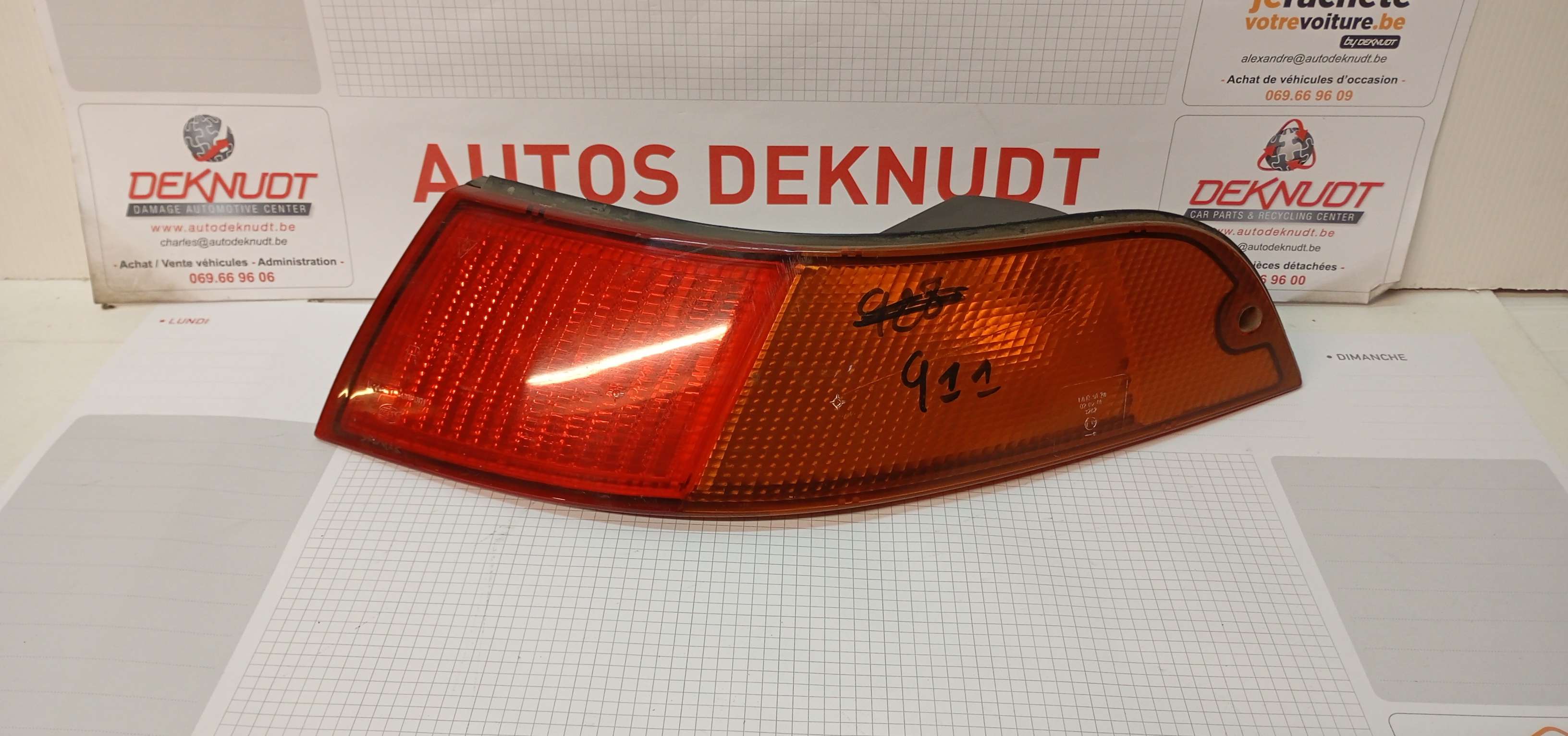 Lichtblok rechts achter Porsche 993