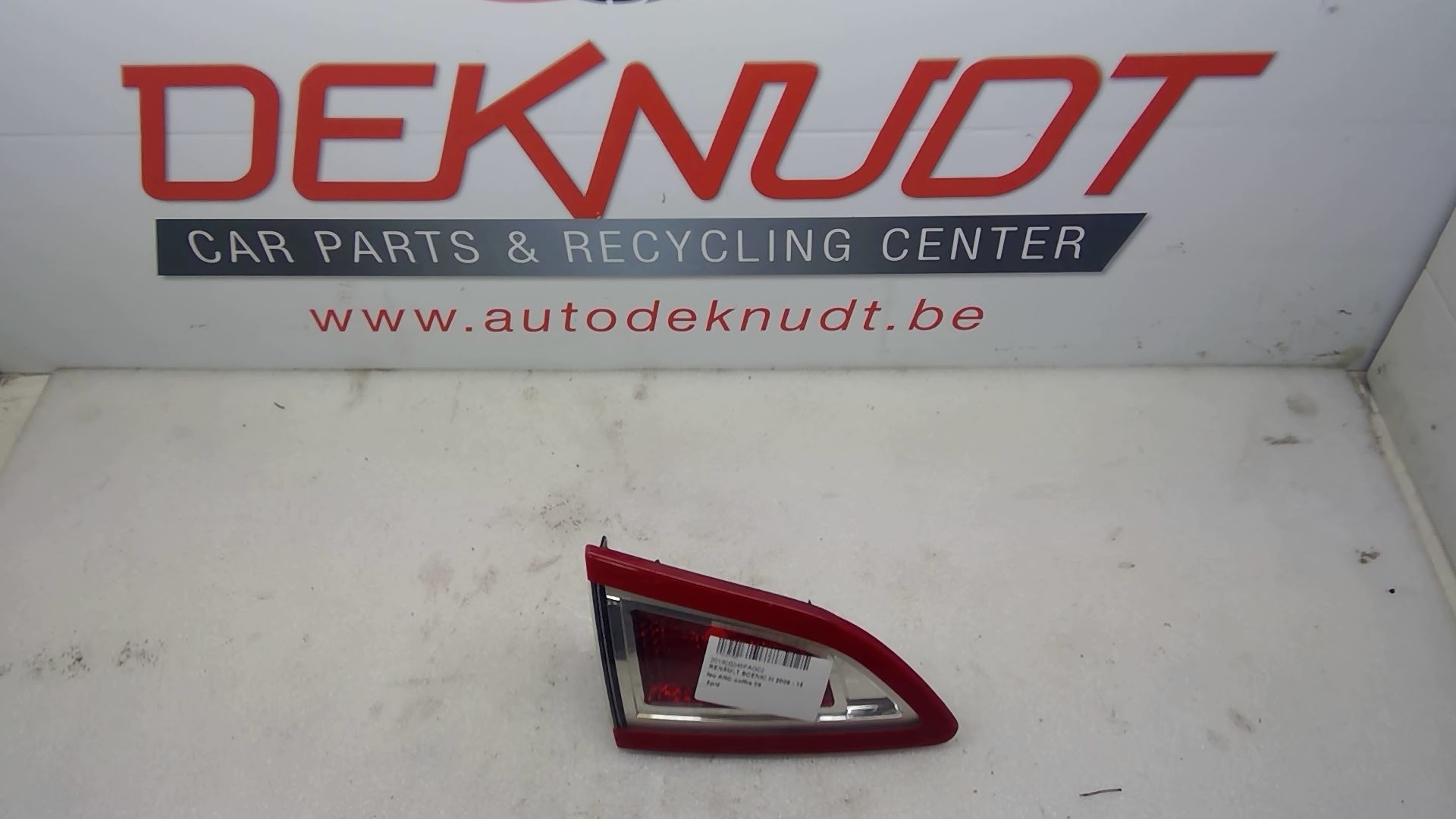 Lichtblok links achter koffer Renault SCENIC III 2009 - 16