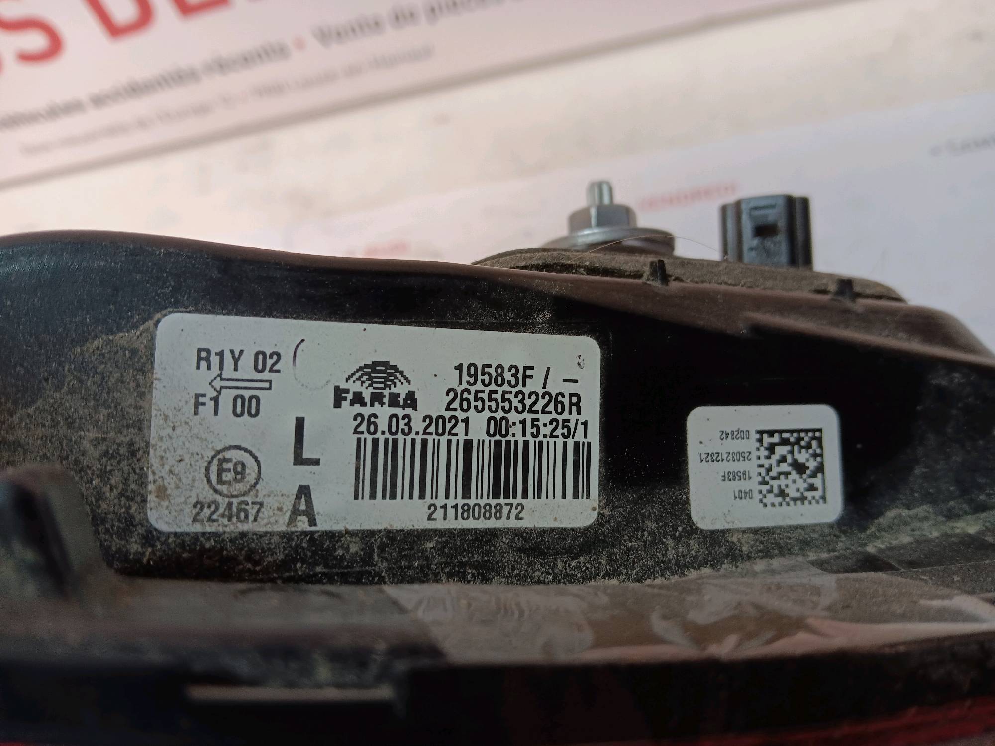 Lichtblok links achter koffer Renault CLIO V 2019 -