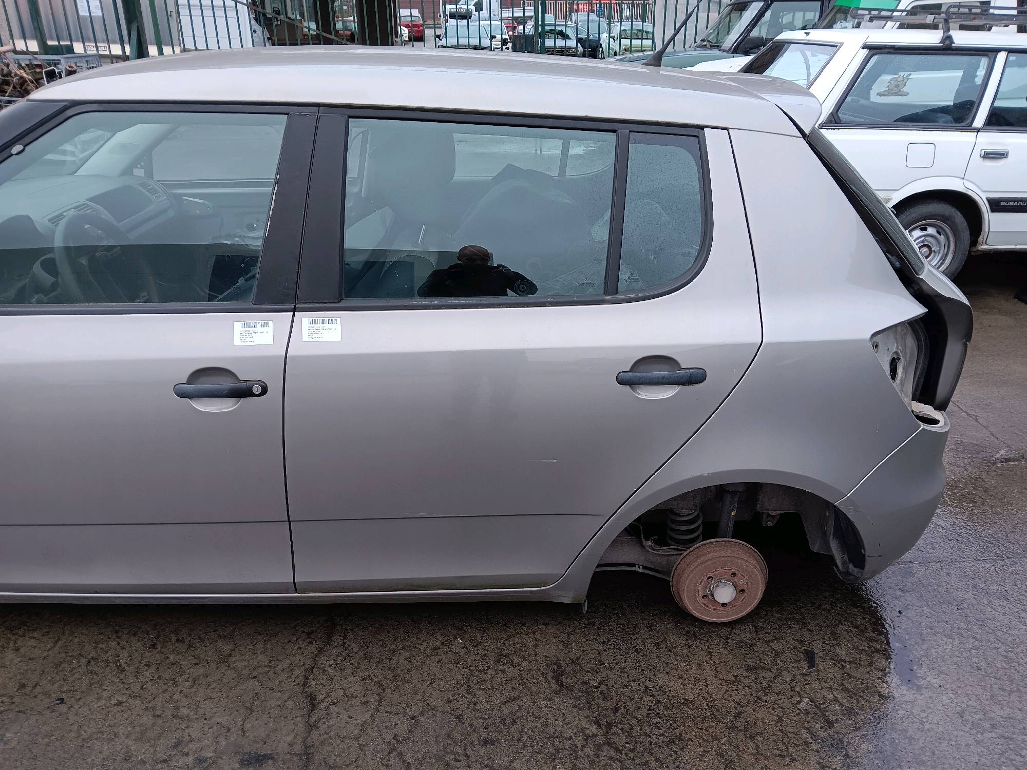 Deur links achter Skoda FABIA II 2007 - 10