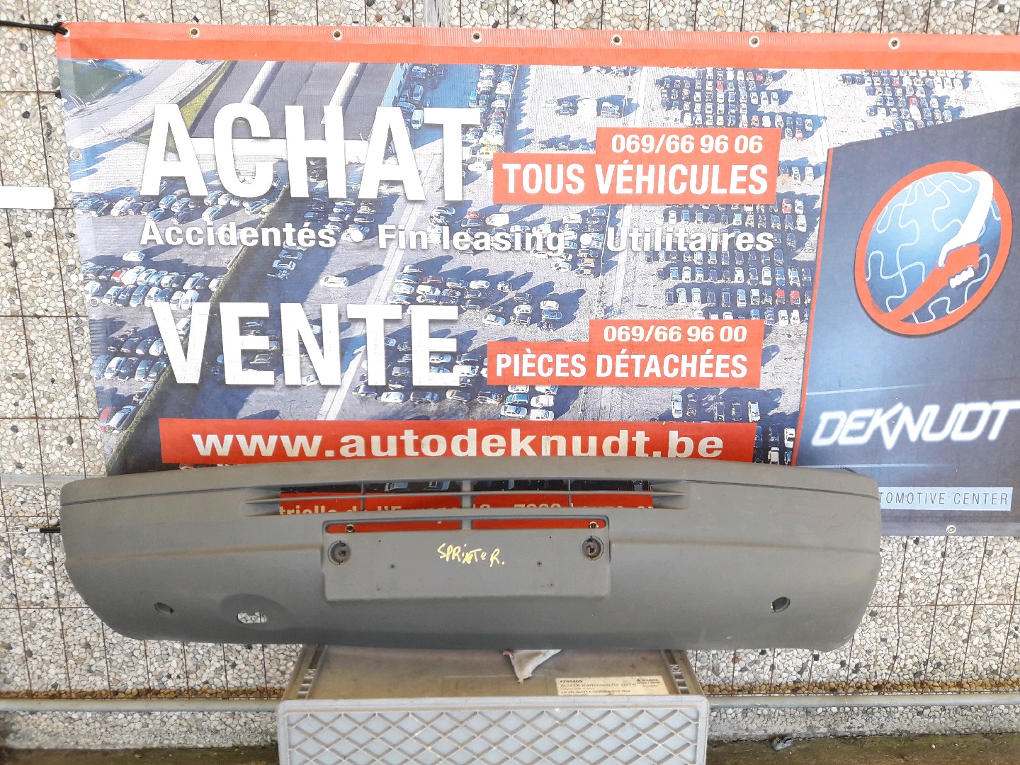 pare choc avant Mercedes-Benz SPRINTER I 1995 - 02 W903