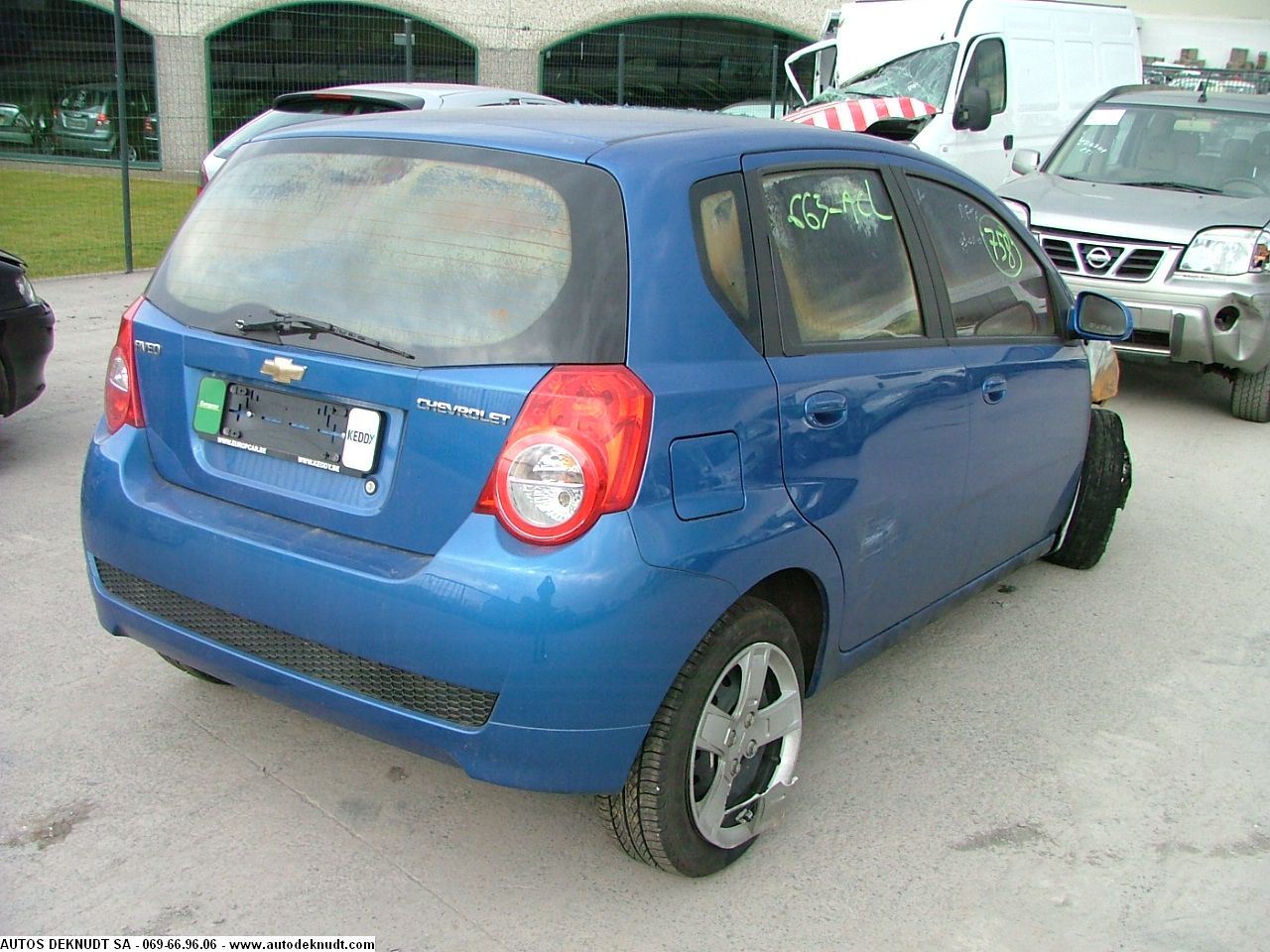 Bumper achter Chevrolet AVEO 2006 - 11